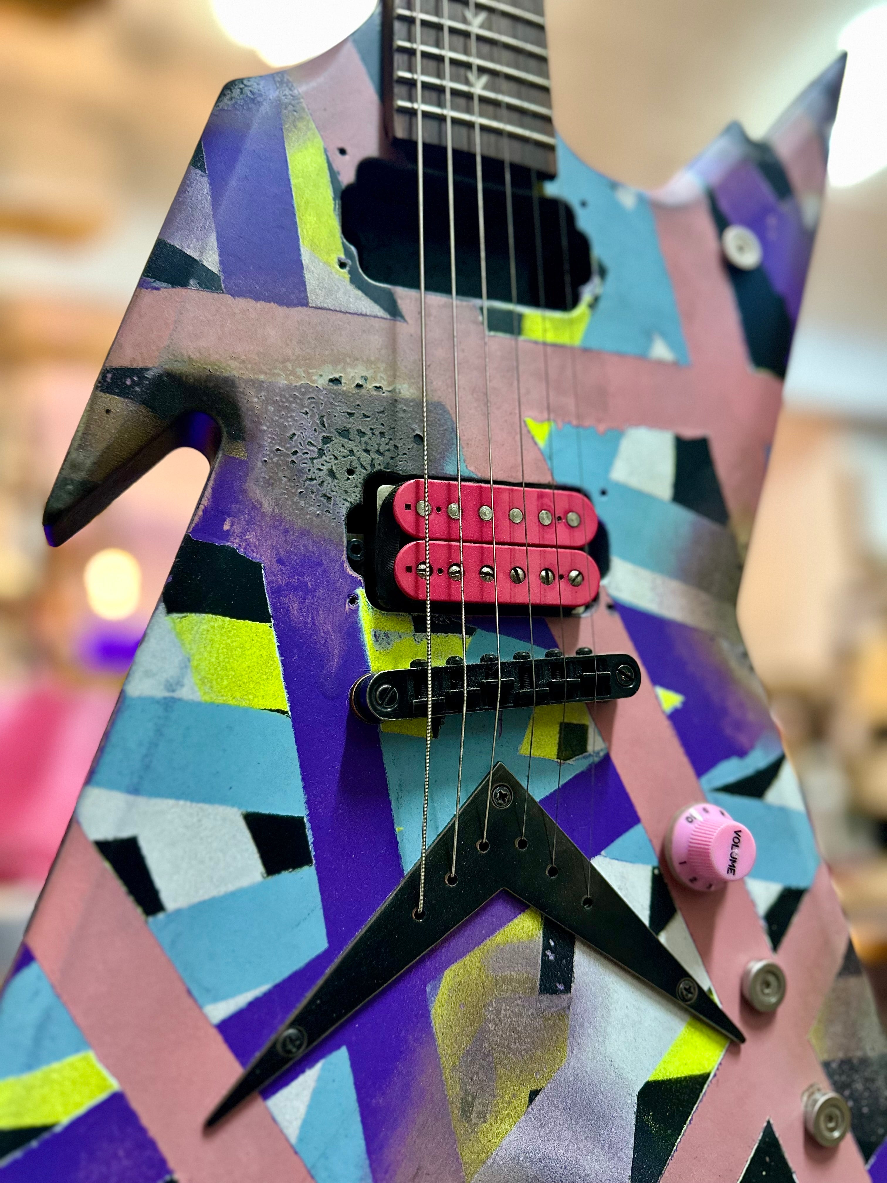 Dean | Leadbetter Rabid Dog Relic | Razorback X Custom | EVH on ACID relic’d finish
