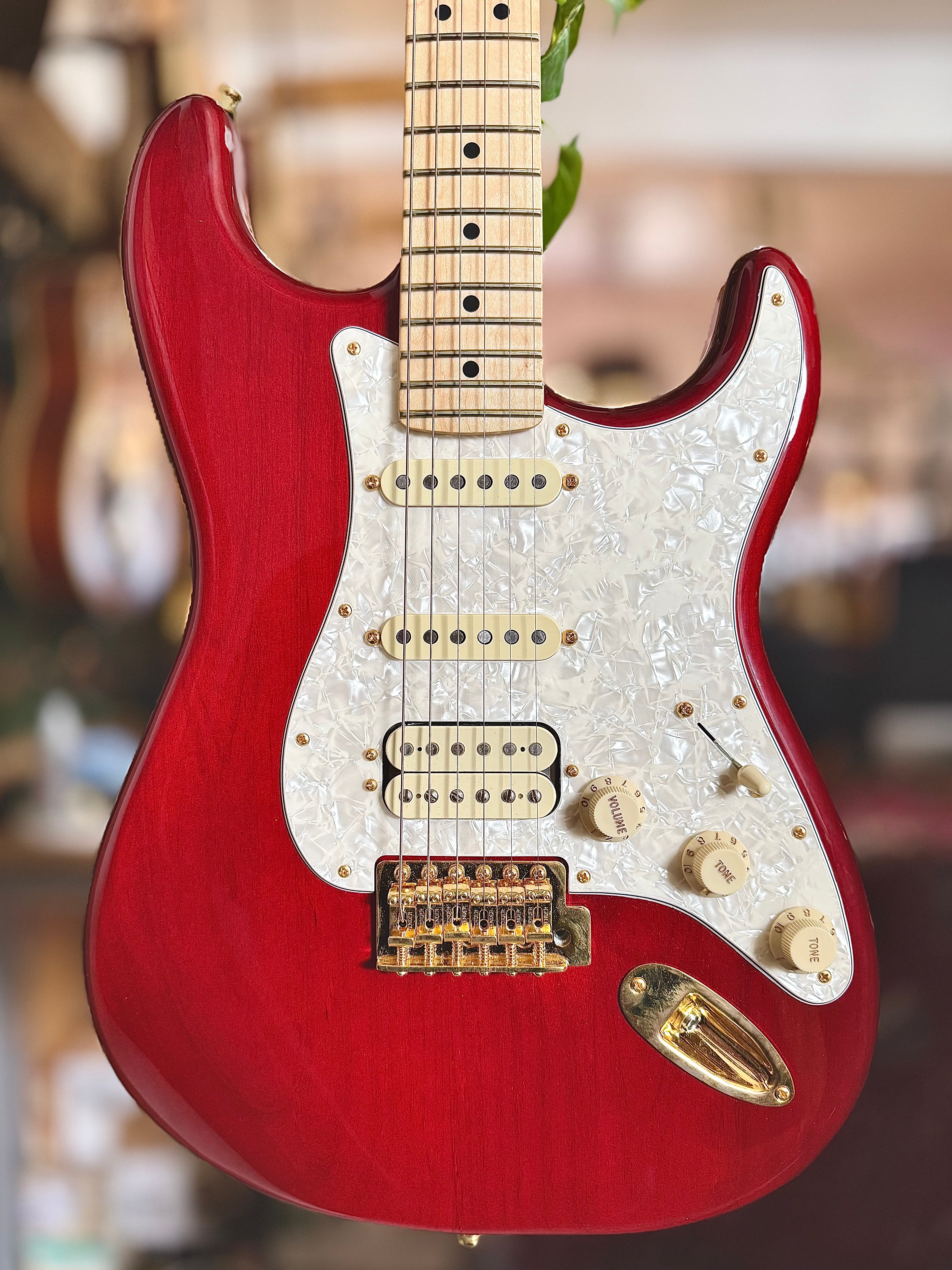 Fender | Tash Sultana Stratocaster | Transparent Cherry | 2022 | MIM | Pre-Loved