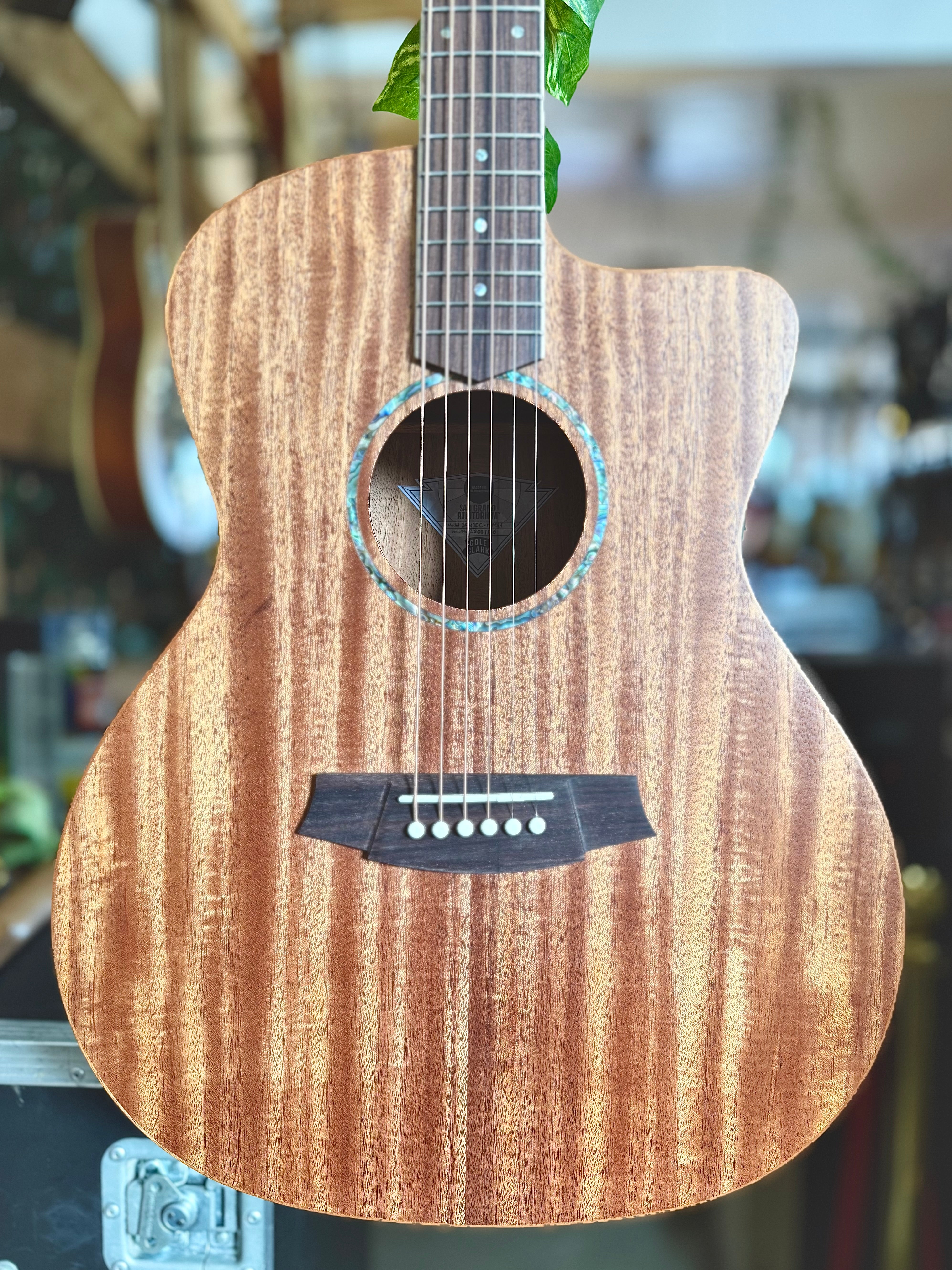 Cole Clark | STUDIO | SAN1EC-MMAH | African Mahogany | Acoustic/Electric