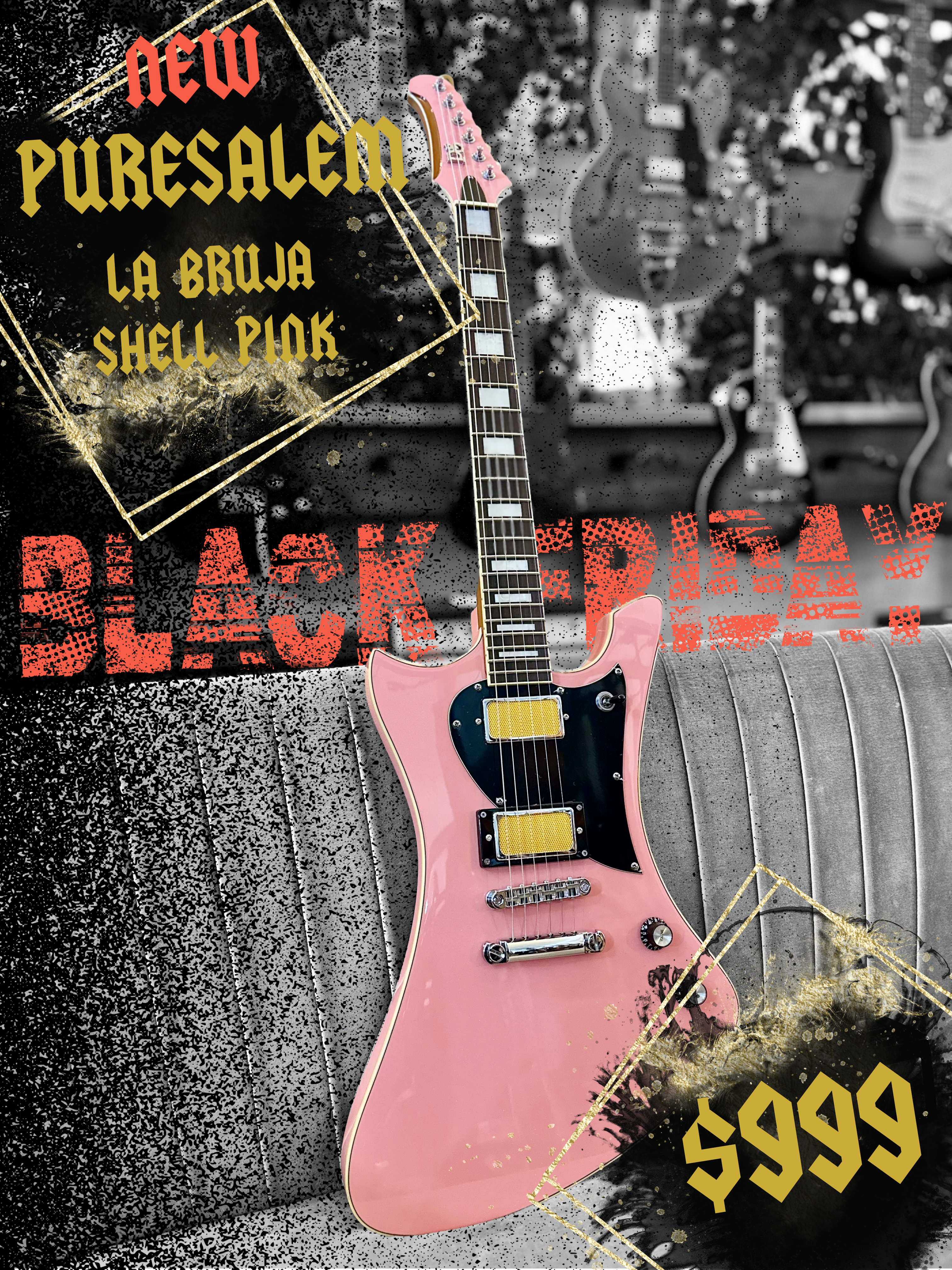 PureSalem | La Bruja | Metallic Shell Pink | BF SALE