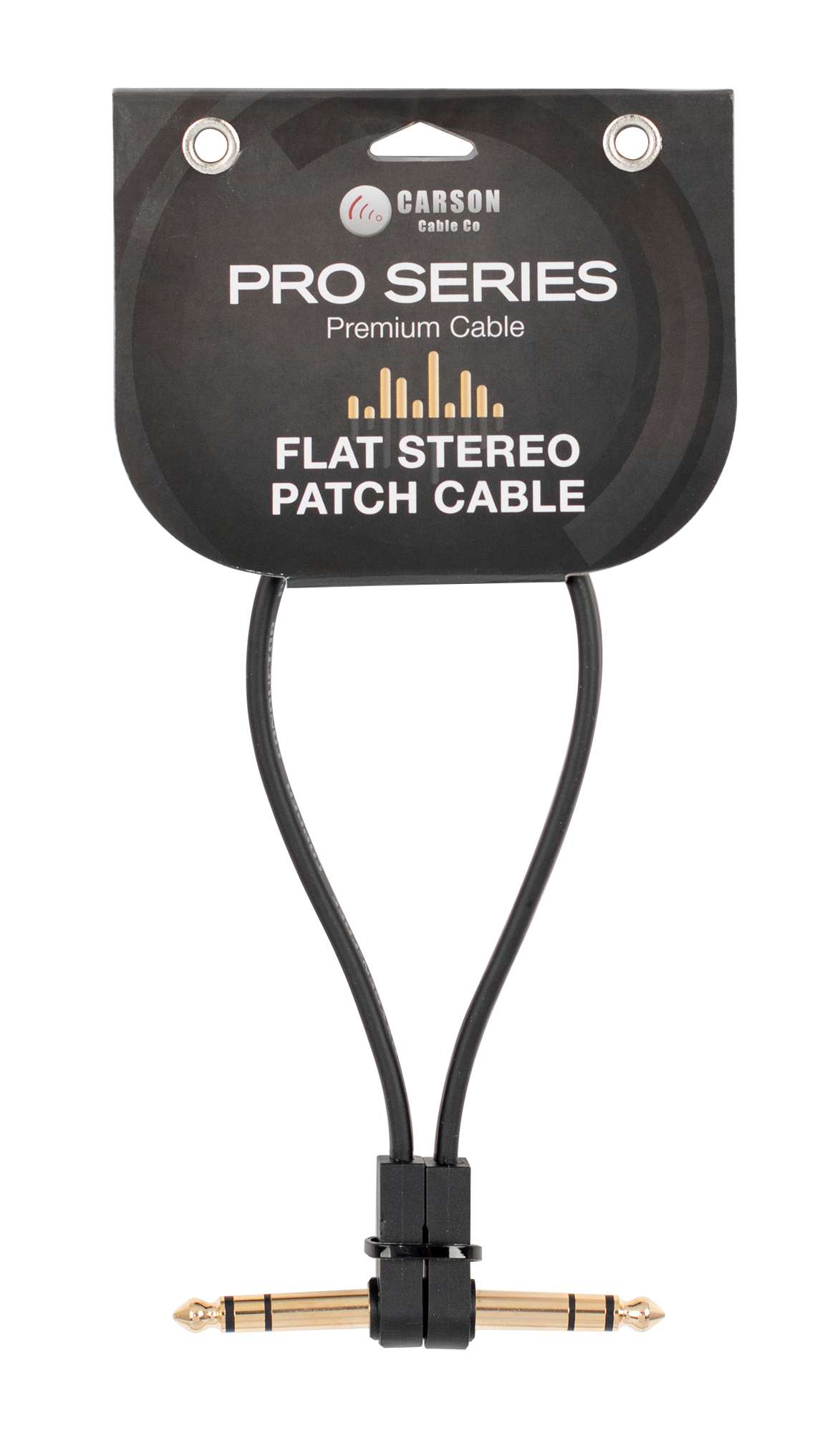 CARSON PRO | FLAT1ST | Flat Stereo/TRS Patch Cable.