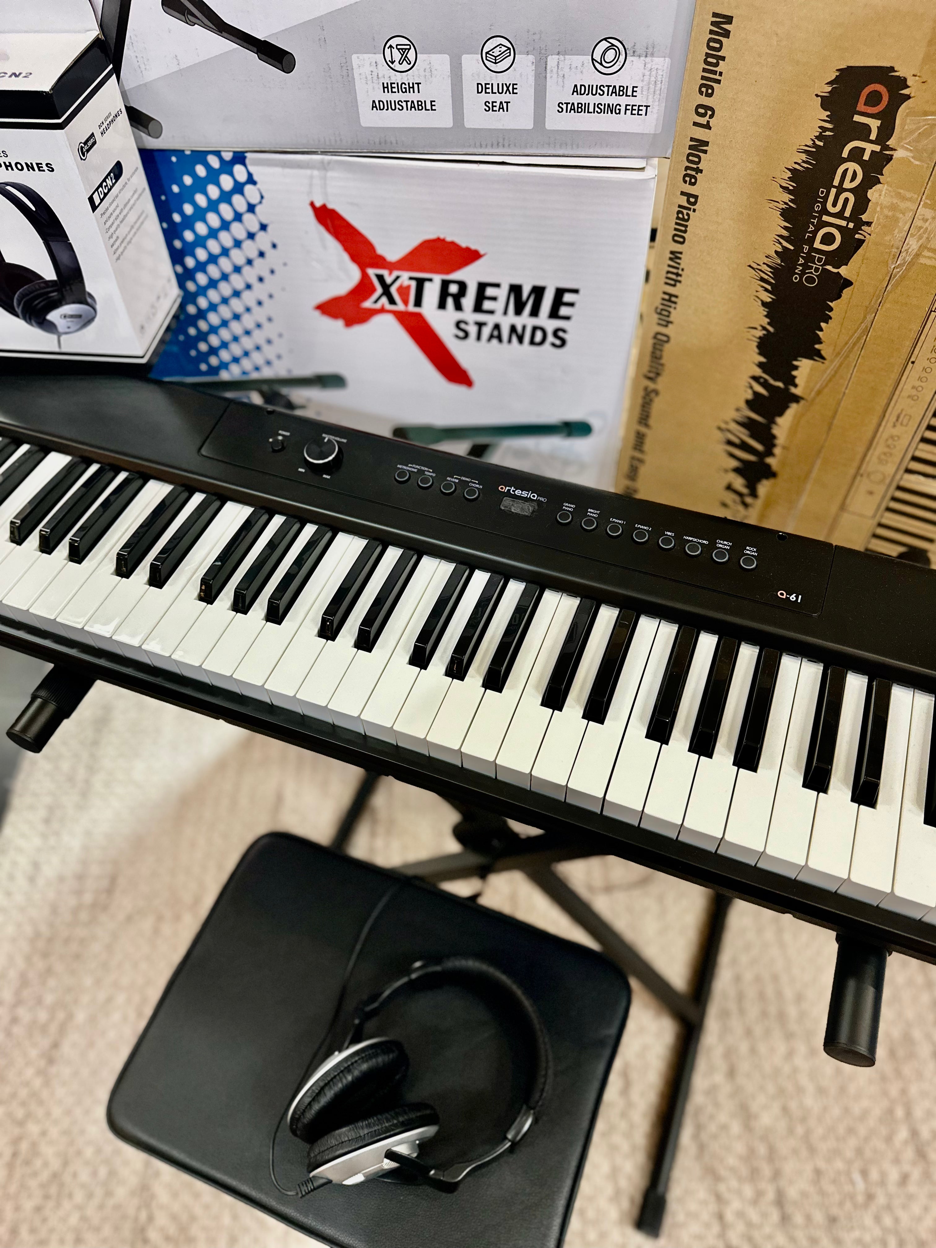 Artesia | A-61 | 61 Key Digital Piano | Bundle Deal!