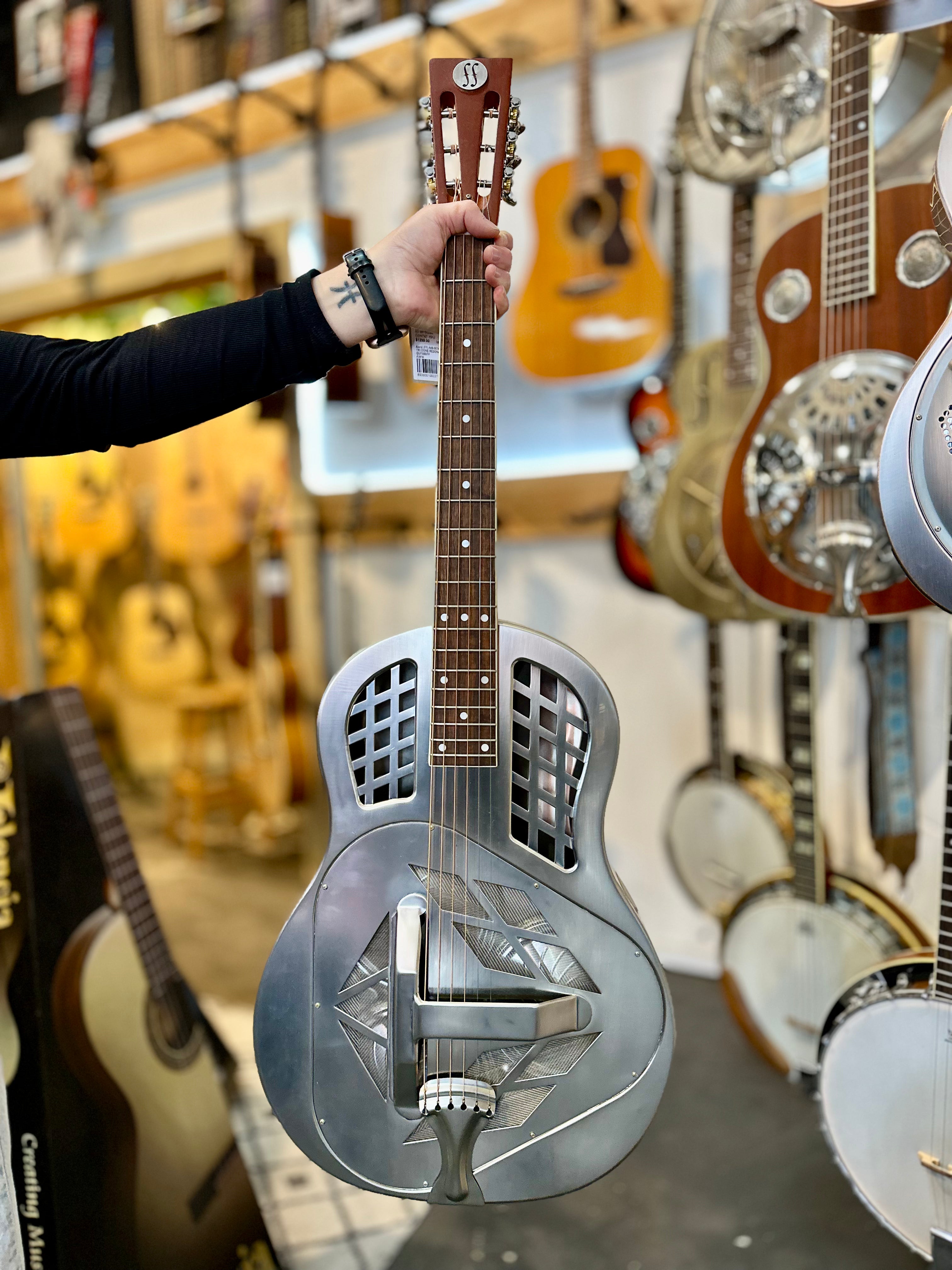 Aiersi | FF | A49BCM | Tri-Cone | Resonator Guitar