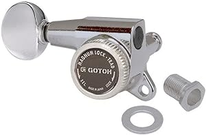 GOTOH | G38MGTLH | Magnum-Lock Trad. Acoustic and electric guitar machine heads. Left-Hand.