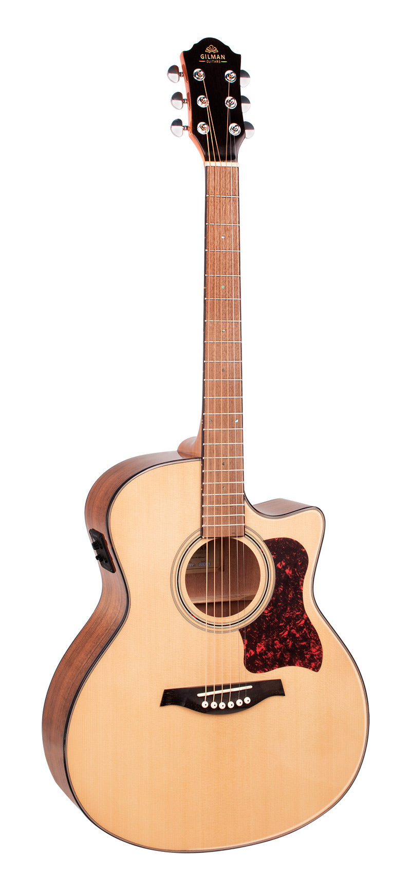 Gilman Guitars | GA10CENG | Grand Auditorium electric/acoustic. Natural gloss.