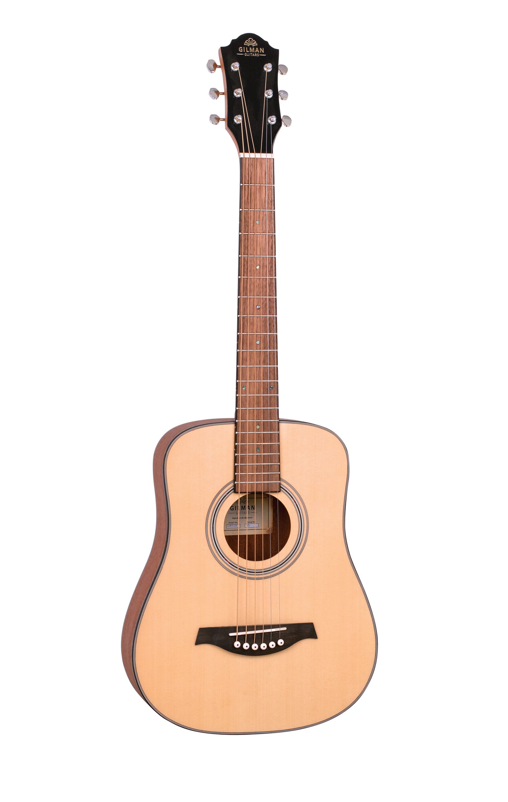 Gilman | GBY10 | Mini Dreadnought Traveller Guitar | Natural Satin