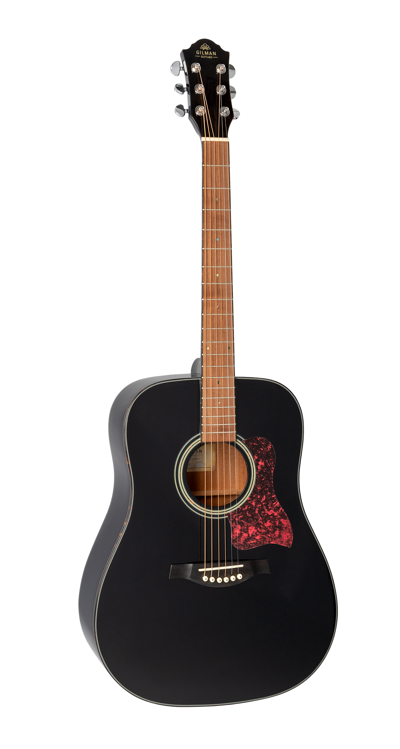 Gilman Guitars | GD10BK | Dreadnought guitar. Black gloss.