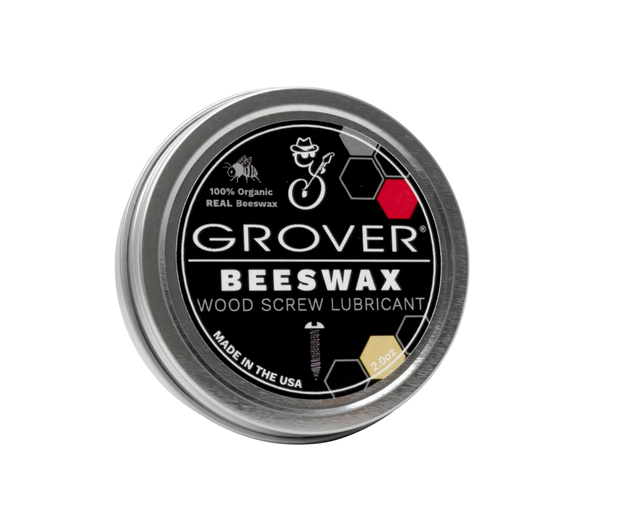 GROVER | GPWAX | Beeswax Wood Screw Lubricant.