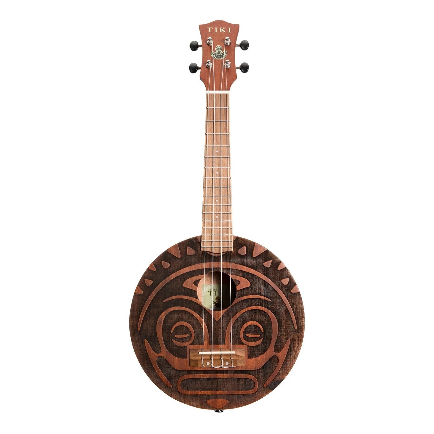 Tiki | Tiki Man Ukulele | with Pickup and Deluxe Gig Bag