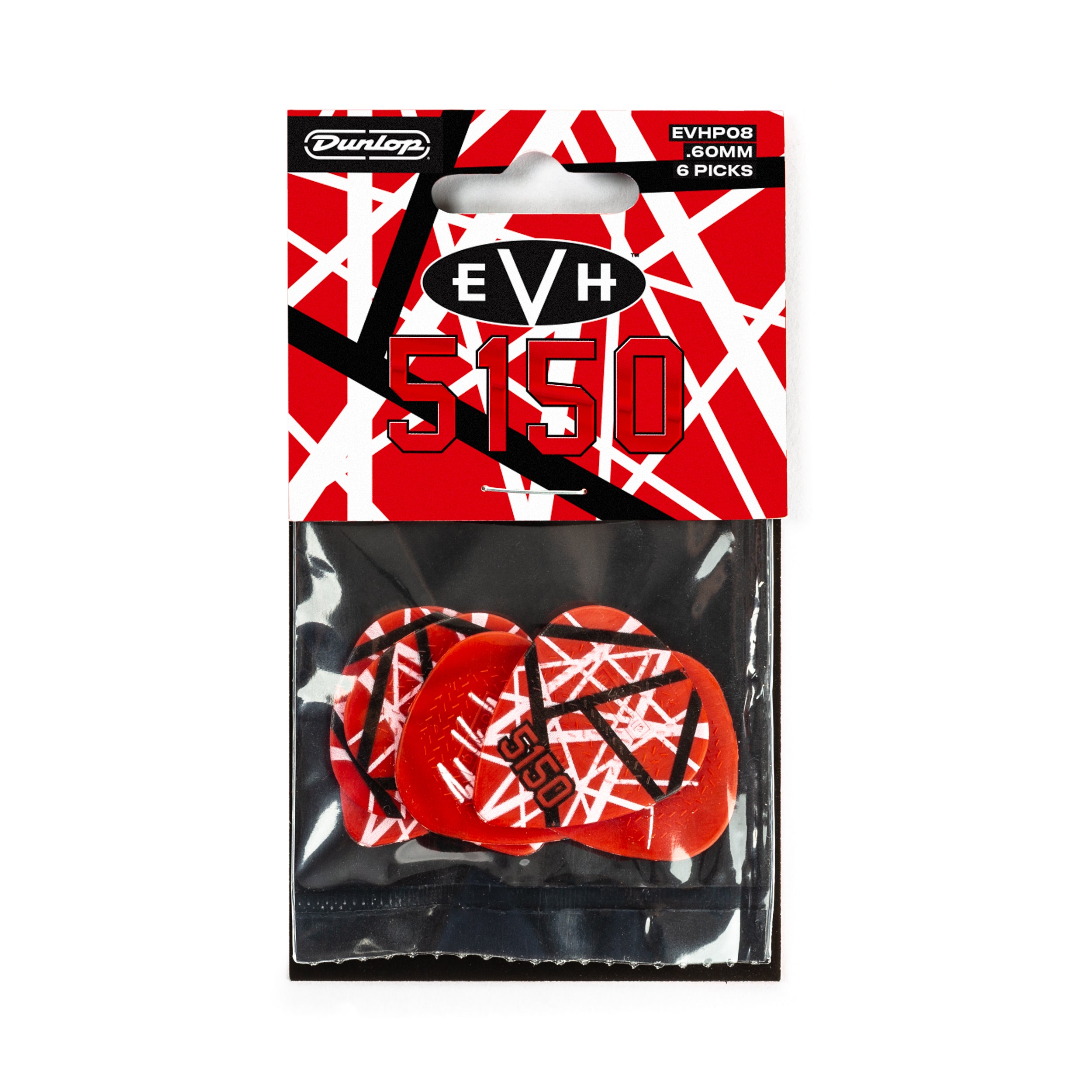 JIM DUNLOP | JEVHP08 | EVH “5150” Max-Grip pick Player’s Pack. 60mm.