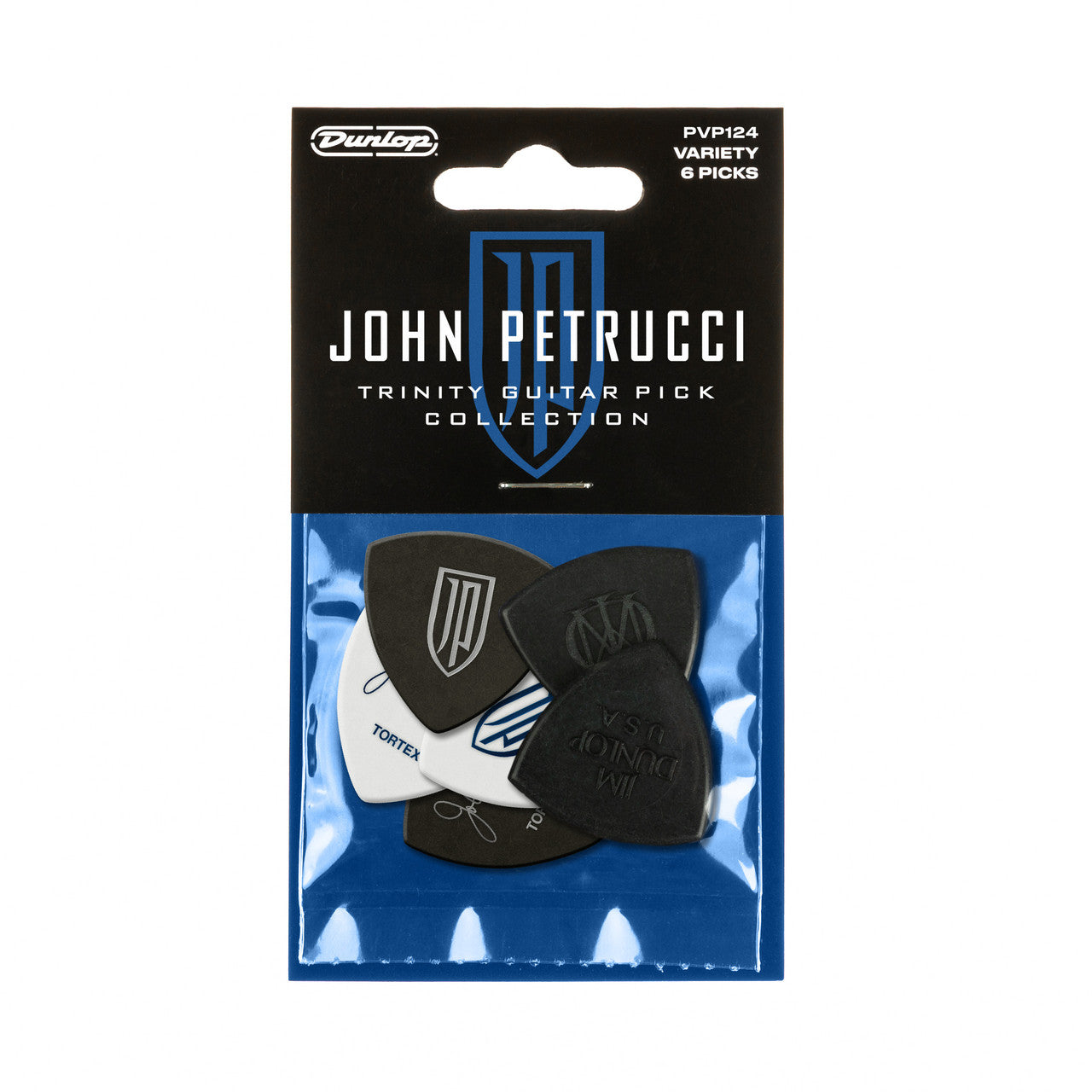 JIM DUNLOP | JPVP124 | JOHN PETRUCCI TRINITY GUITAR PICK COLLECTION - 6 PACK