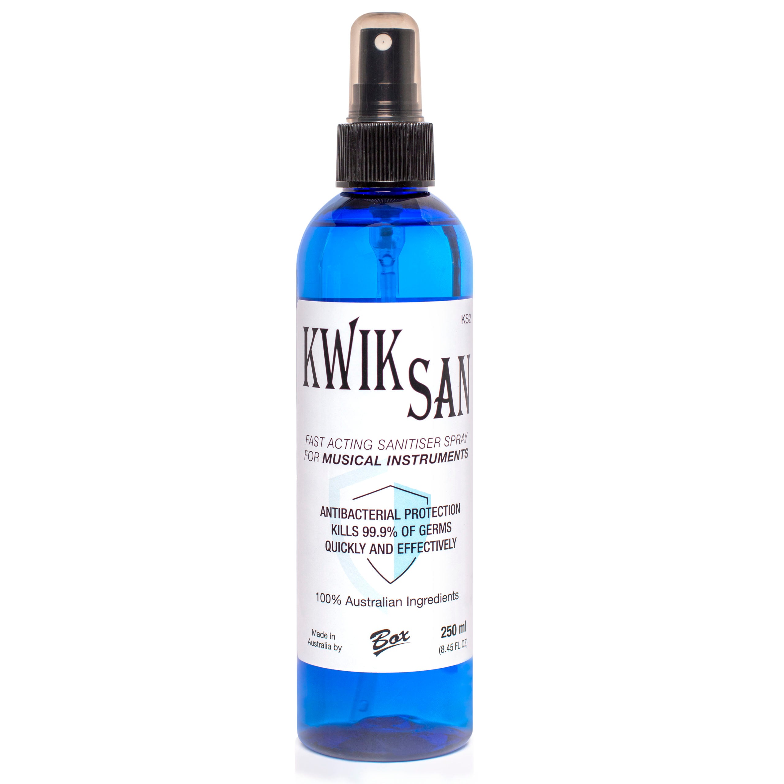 KWIK SAN | KS2 | Sanitiser Spray for Musical Instruments.