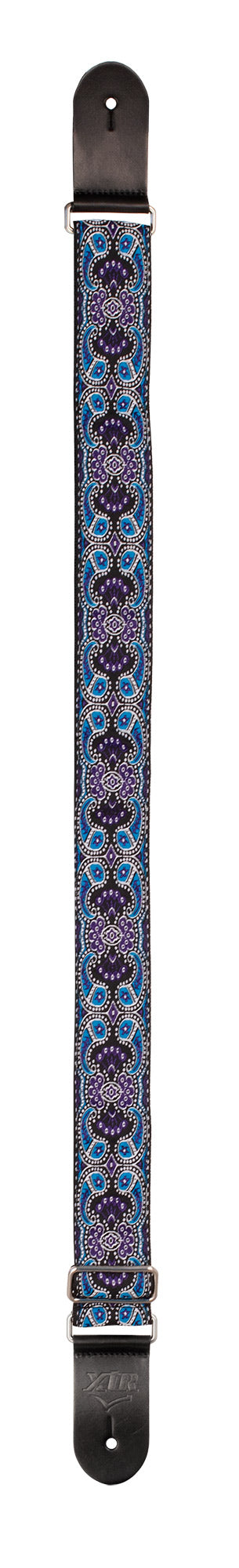 XTR | LS331 | Woven poly cotton strap - purple paisley