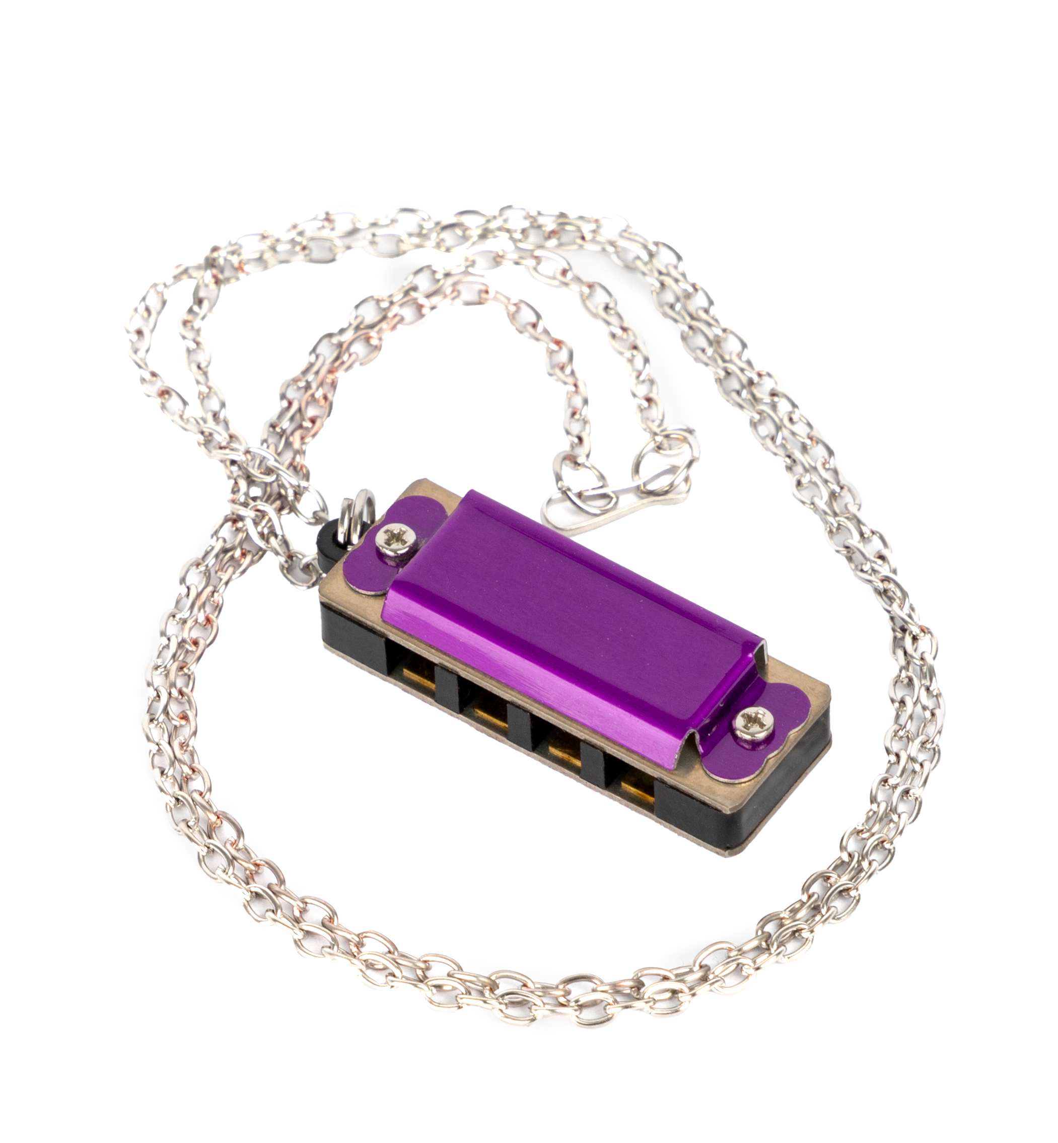 Bryden | M74NEC | Mini harmonica necklace.