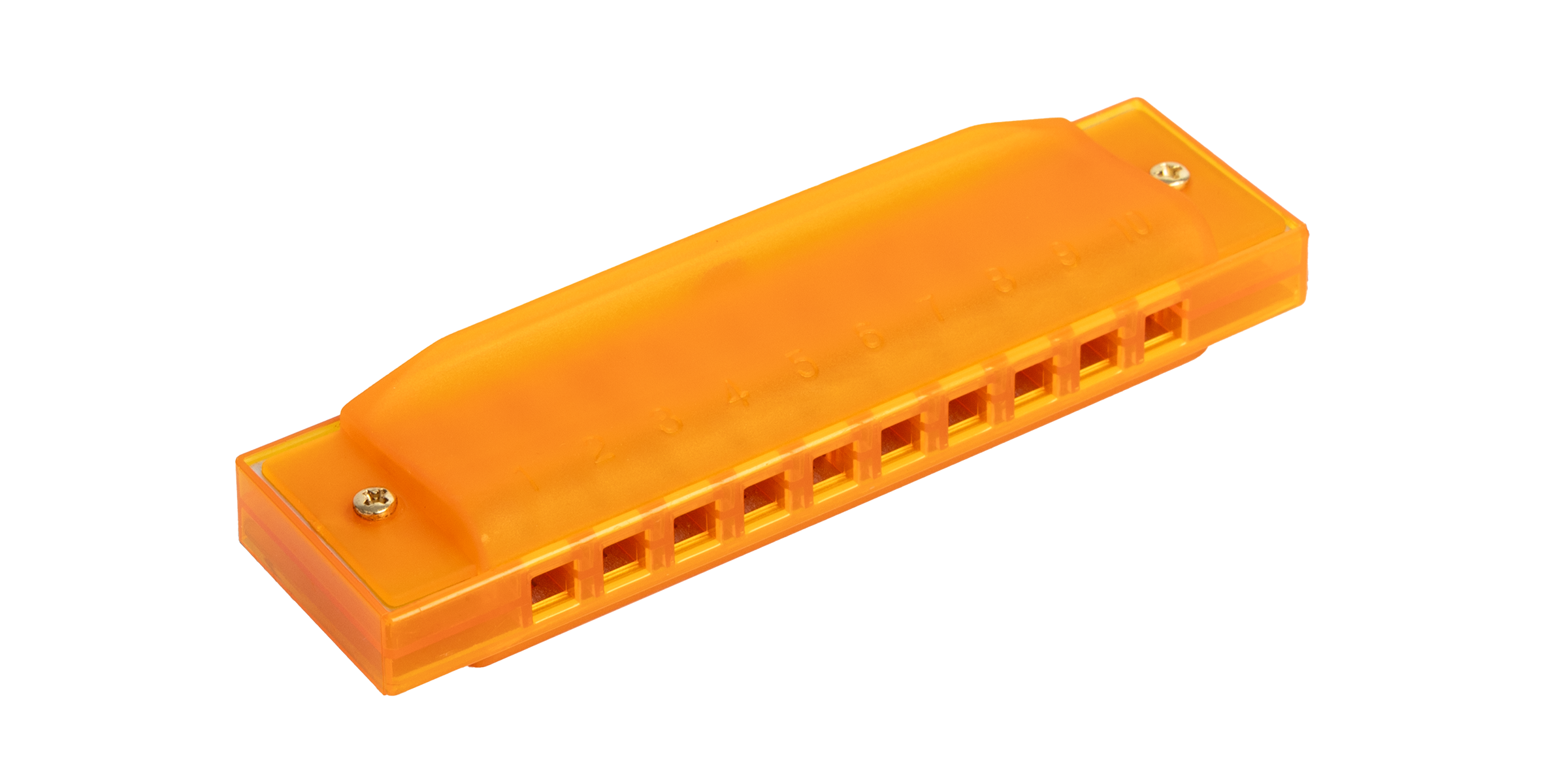 Bryden | M80COR | Transparent harmonica. Orange.