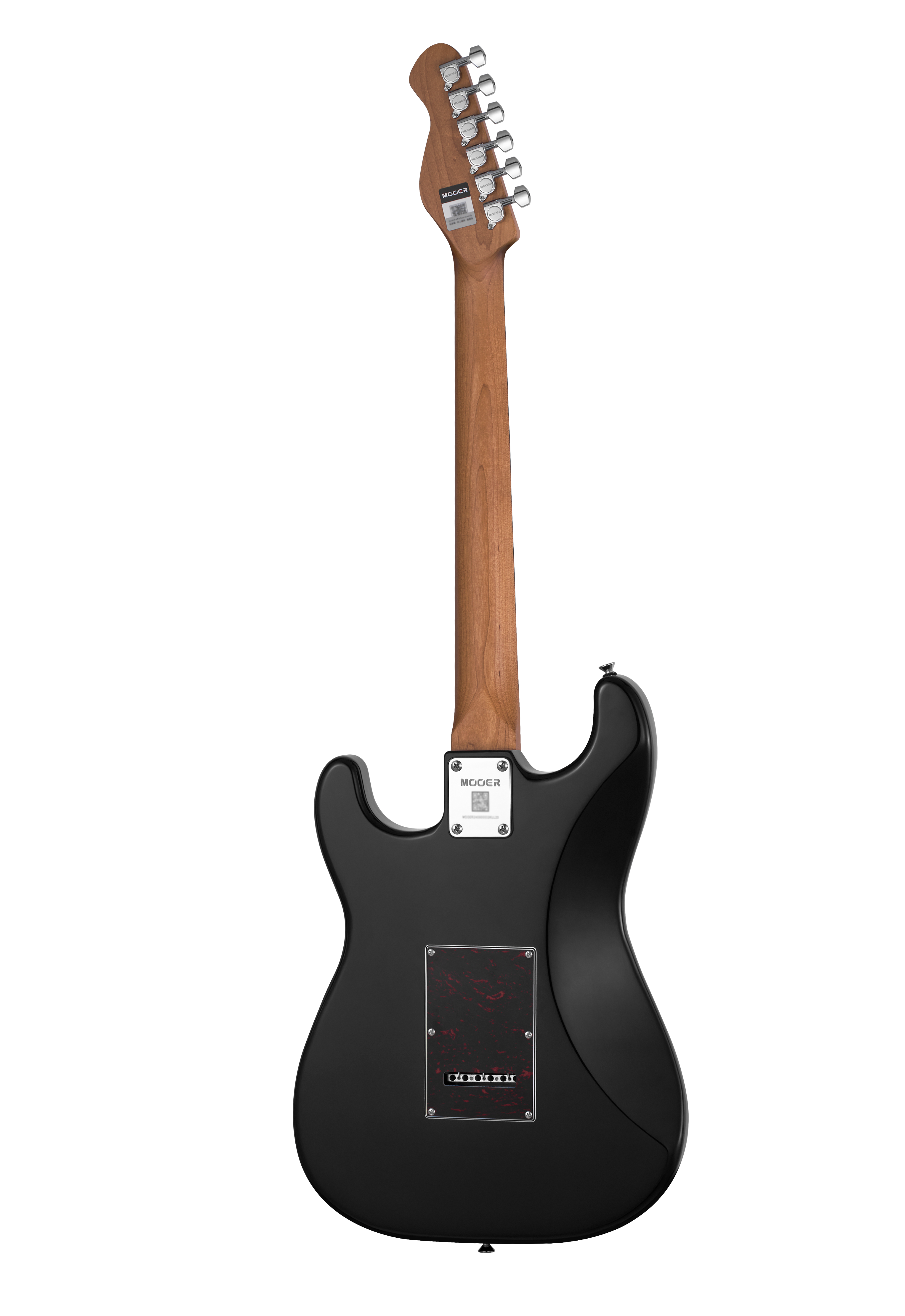 Mooer | MSC10 PRO | S Style Electric Guitar | Black with Tortoise Guard