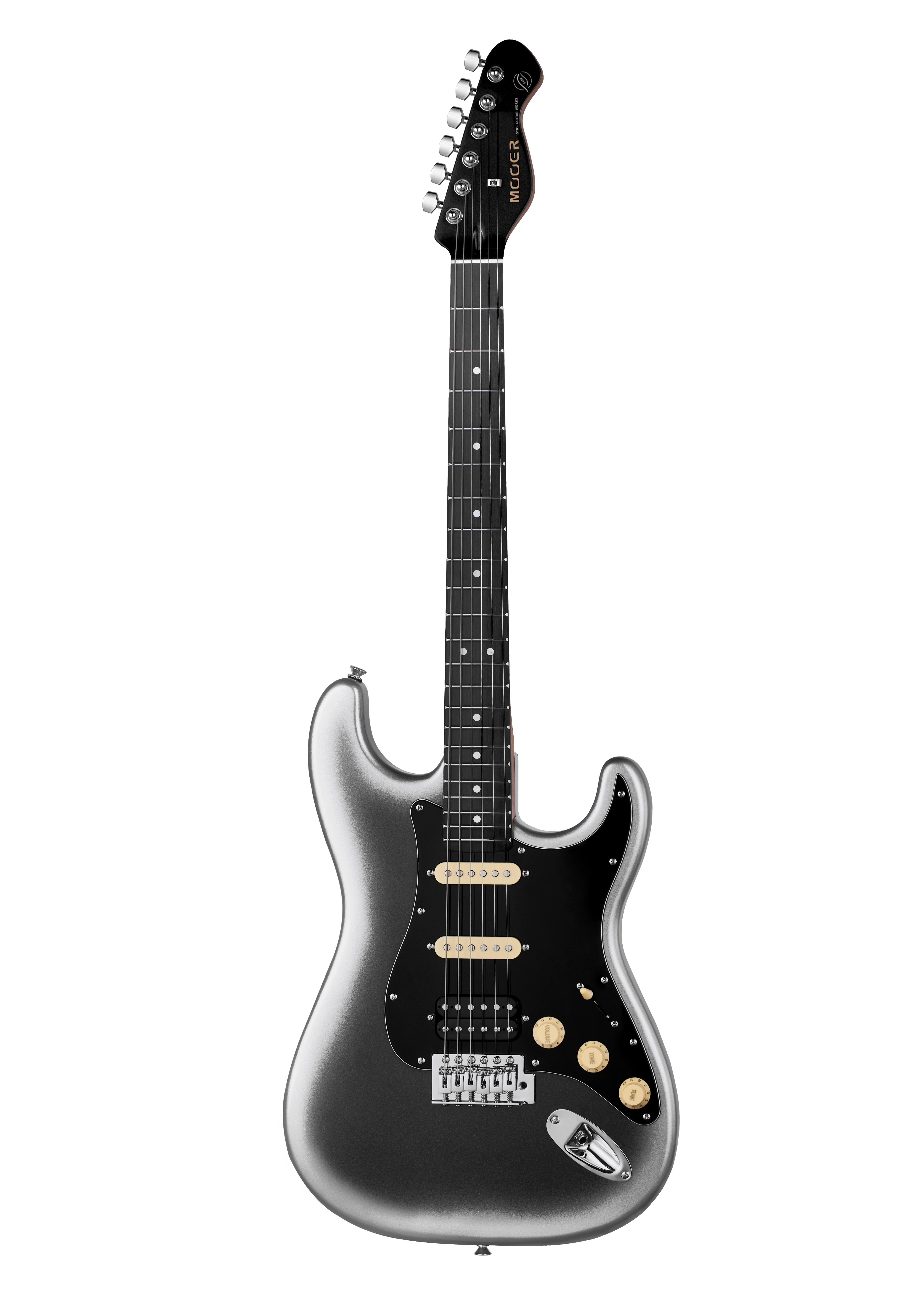 Mooer | MSC10 PRO | S Style Electric Guitar | Dark Silverburst