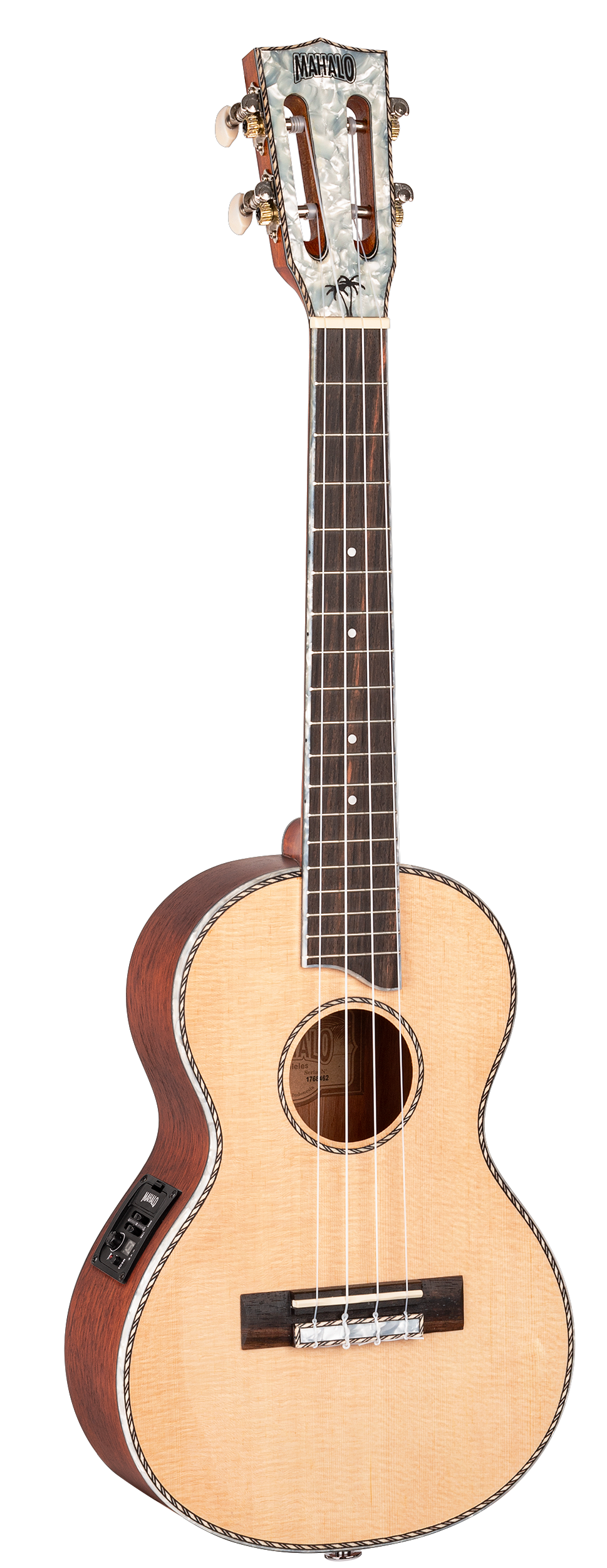 Mahalo | MP3E | Solid Top Electric/Acoustic Ukulele - Tenor