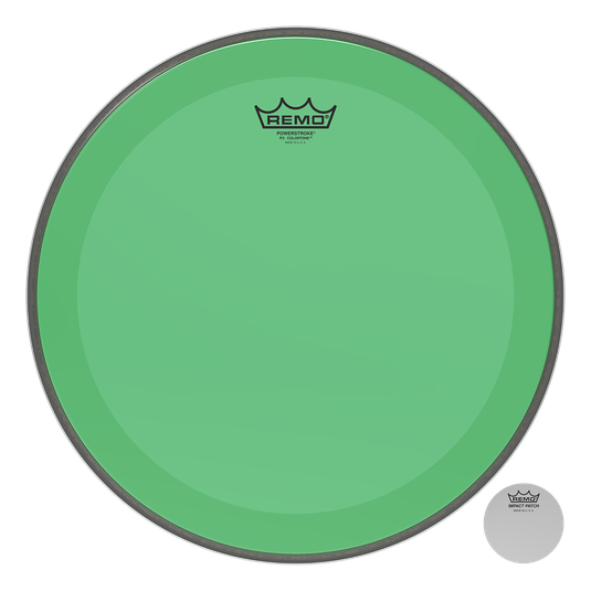 Remo | P3-1316-CT-GN | Bass Drum Head