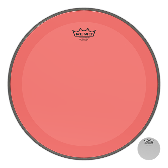 Remo | P3-1316-CT-RD | Bass Drum Head