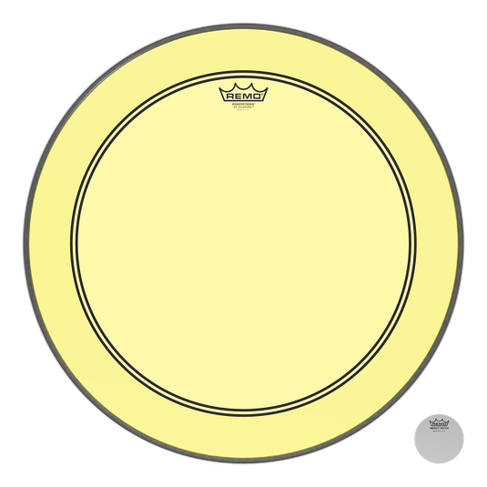 Remo | P3-1326-CT-YE | Bass Drum Head