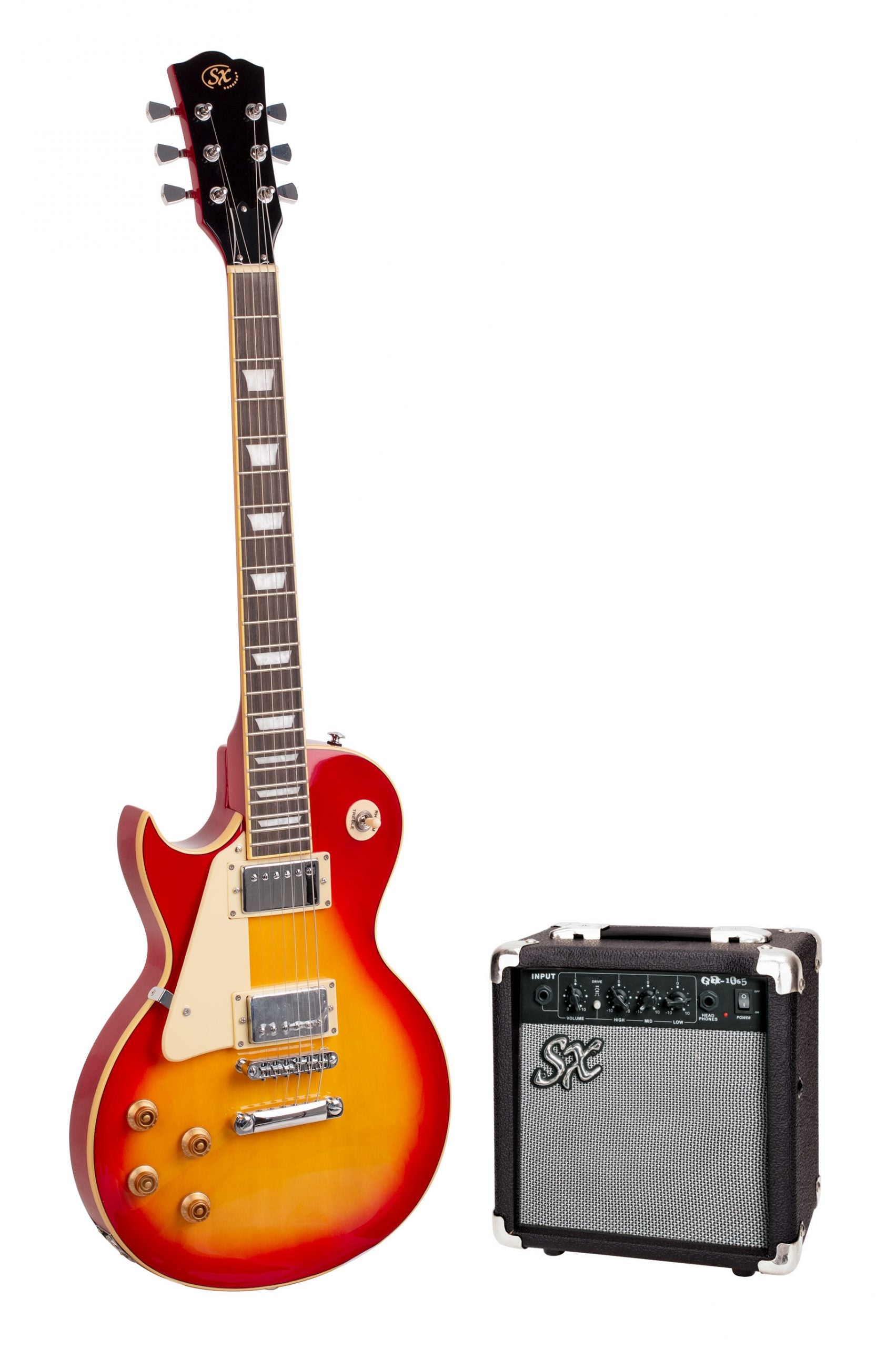 SX | PKSE3SKLHCS | SX Electric Guitar & Amplifier Package - Left Hand