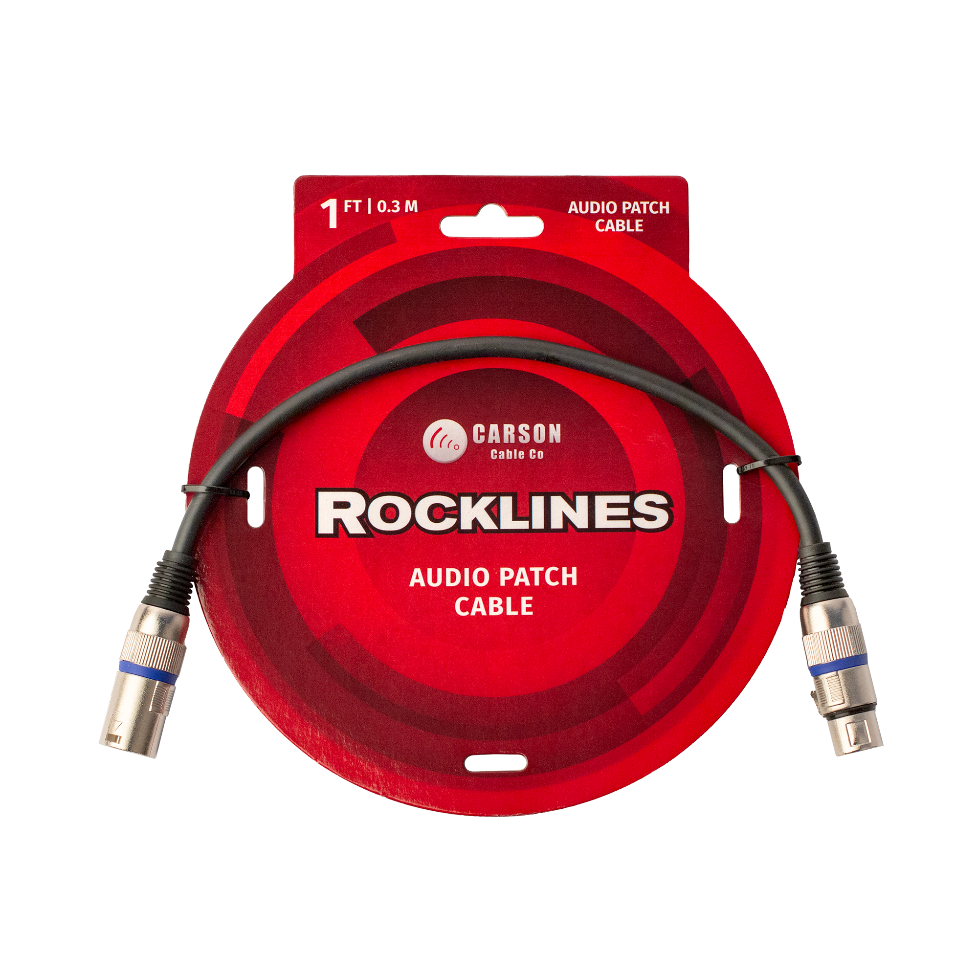 Carson | RAD11 | XLR (F) to XLR (M) mic./audio cable.