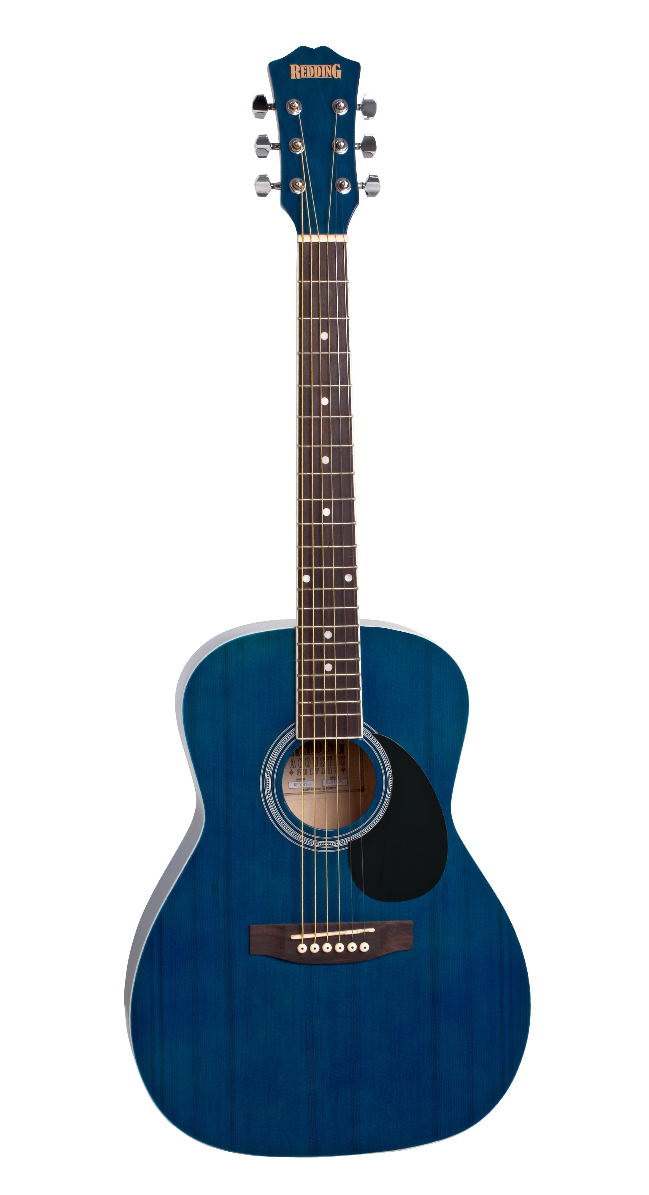 Redding | RED34TBU | 3/4 Travel Guitar | Transparent Blue