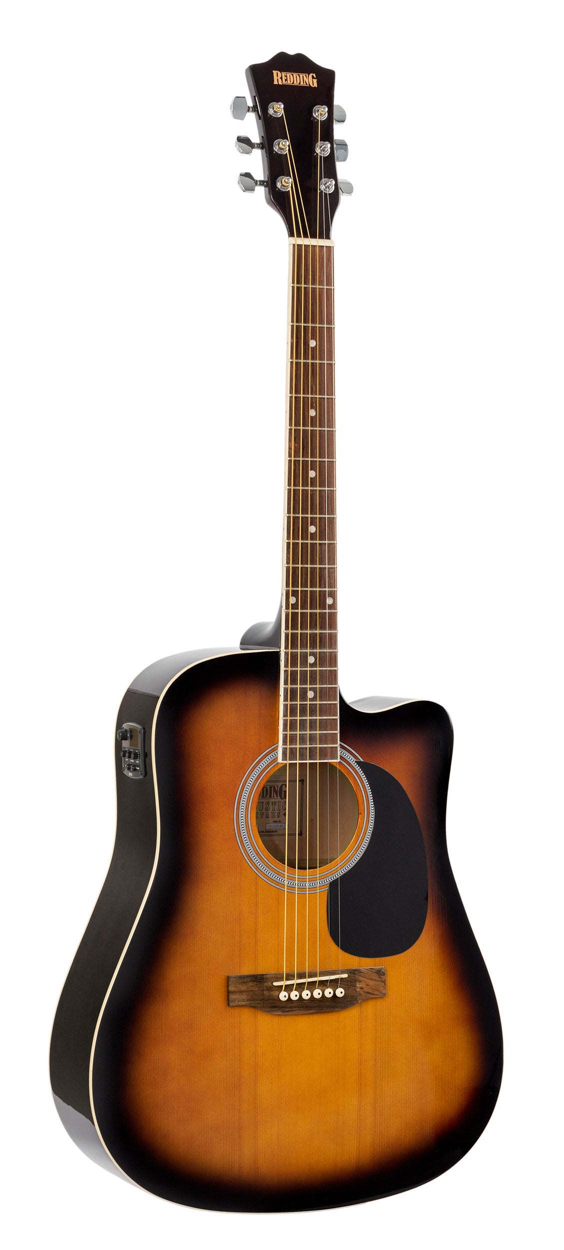 Redding | RED50CETS | Dreadnought Electric/Acoustic Guitar | Tobacco Sunburst