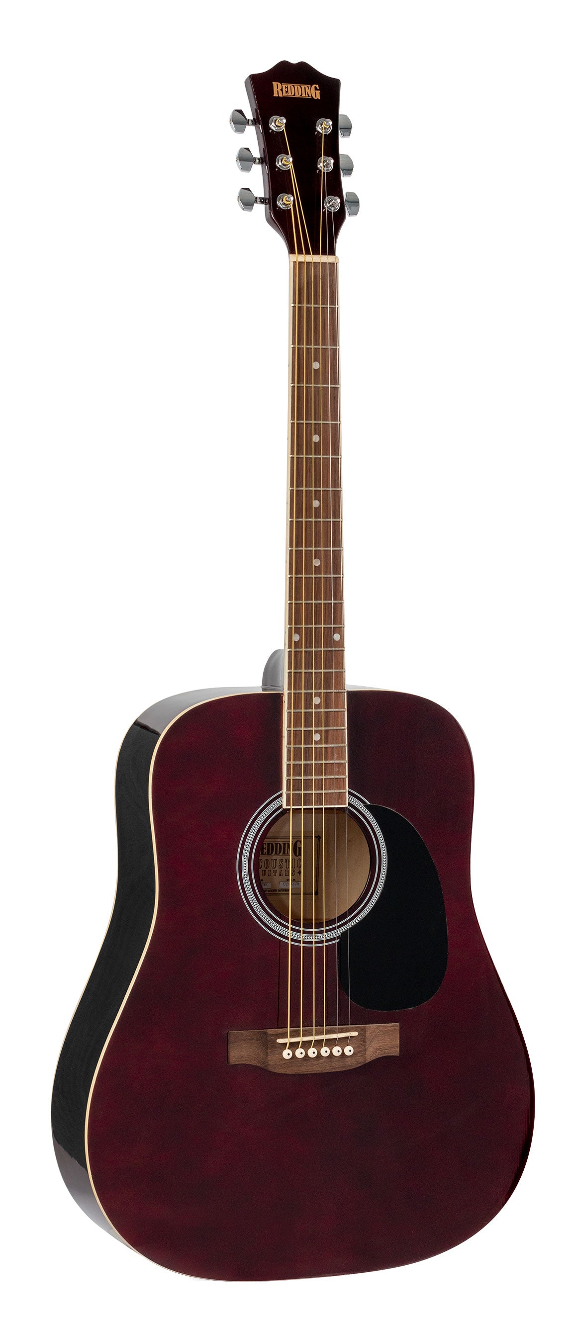 Redding | RED50TWR | Dreadnought Guitar | Transparent Red