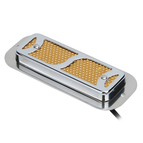 ROSWELL | RGBRN | Guitar Pickup. Gold Foil S-Grille. Single coil.