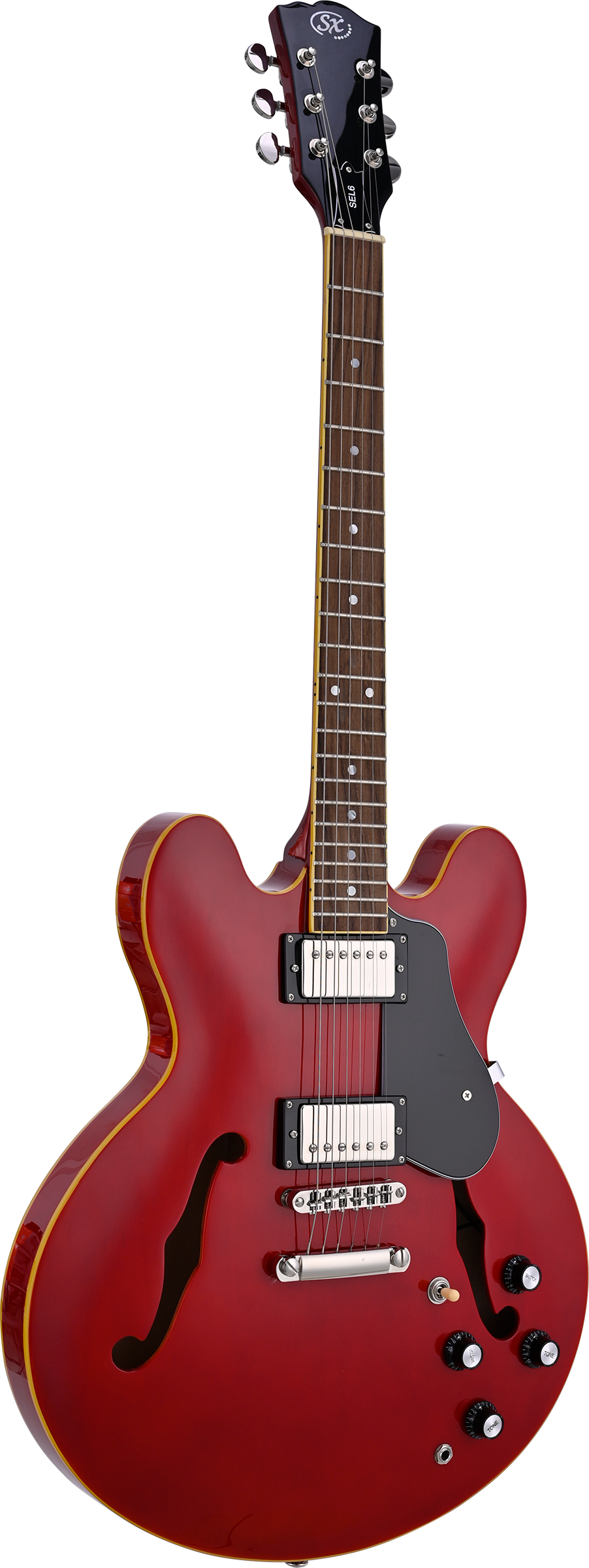 SX | SEL6TRD | Semi-hollow electric guitar.