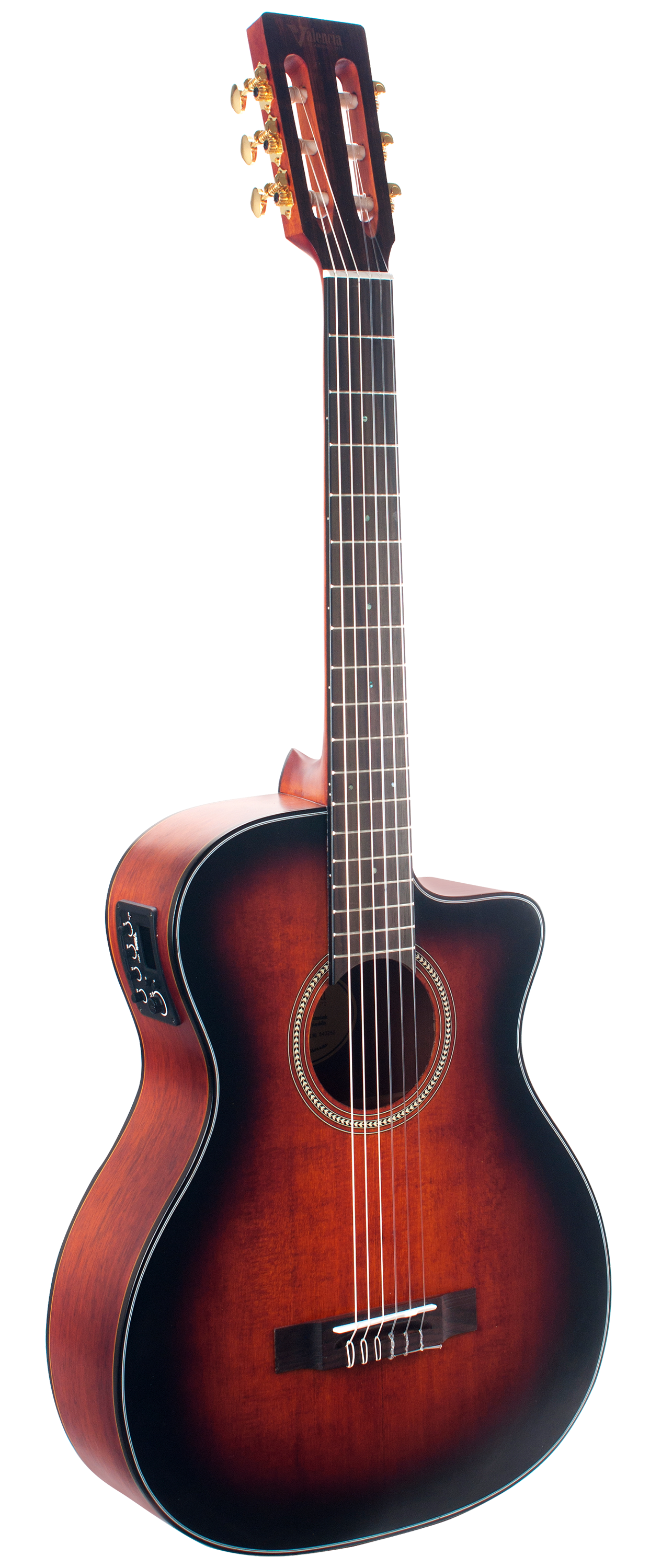 Valencia | VA434CECSB | 4/4 size Nylon Acoustic Guitar. Electric/Acoustic.