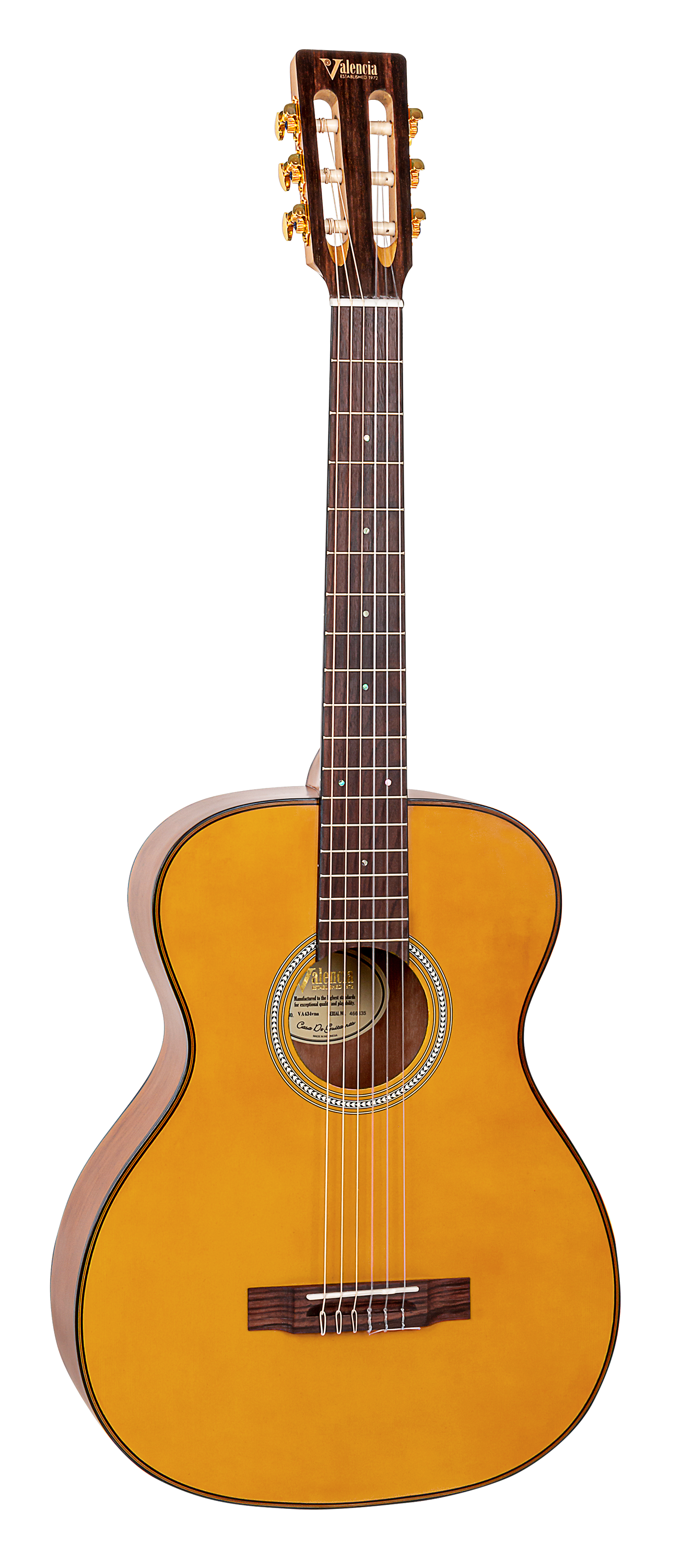 Valencia | VA434VNA | 4/4 size Nylon Acoustic Guitar.