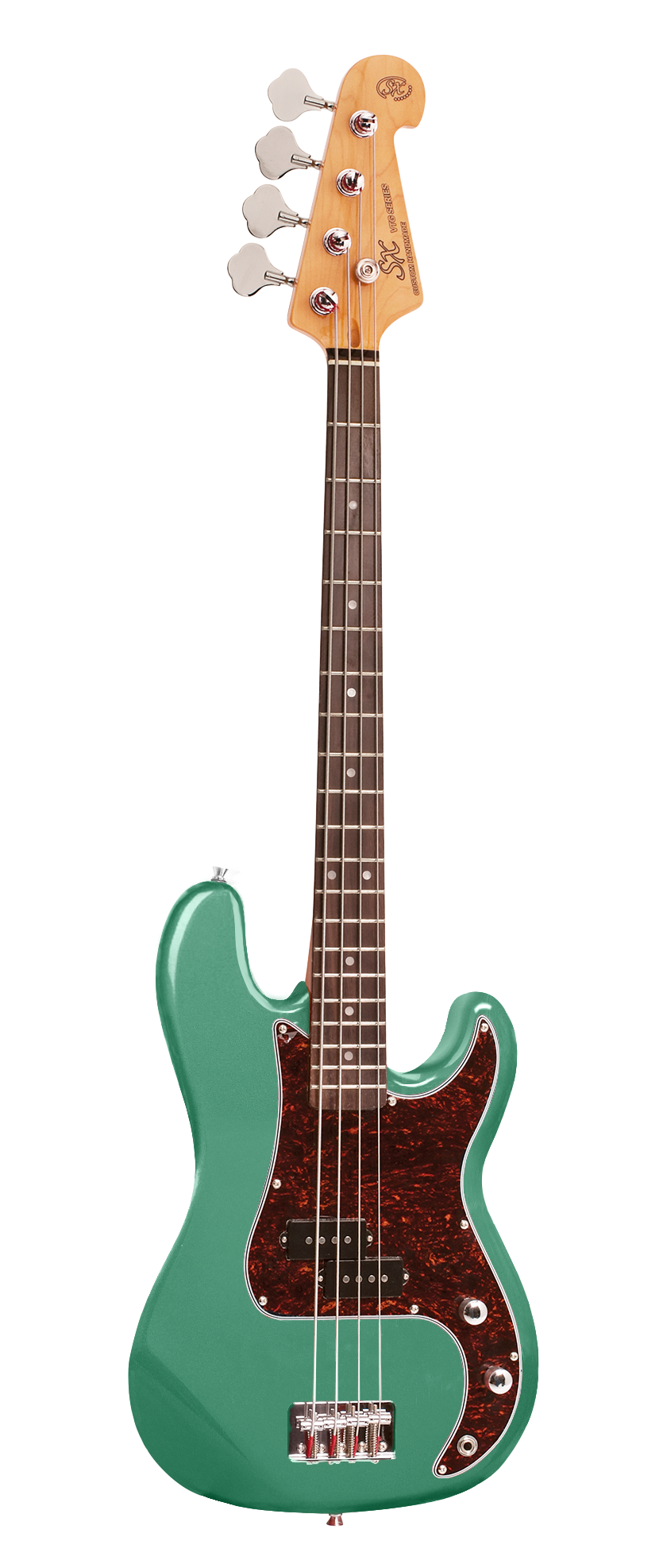 SX | VEP34VGN | ¾ size short scale vintage style bass guitar.