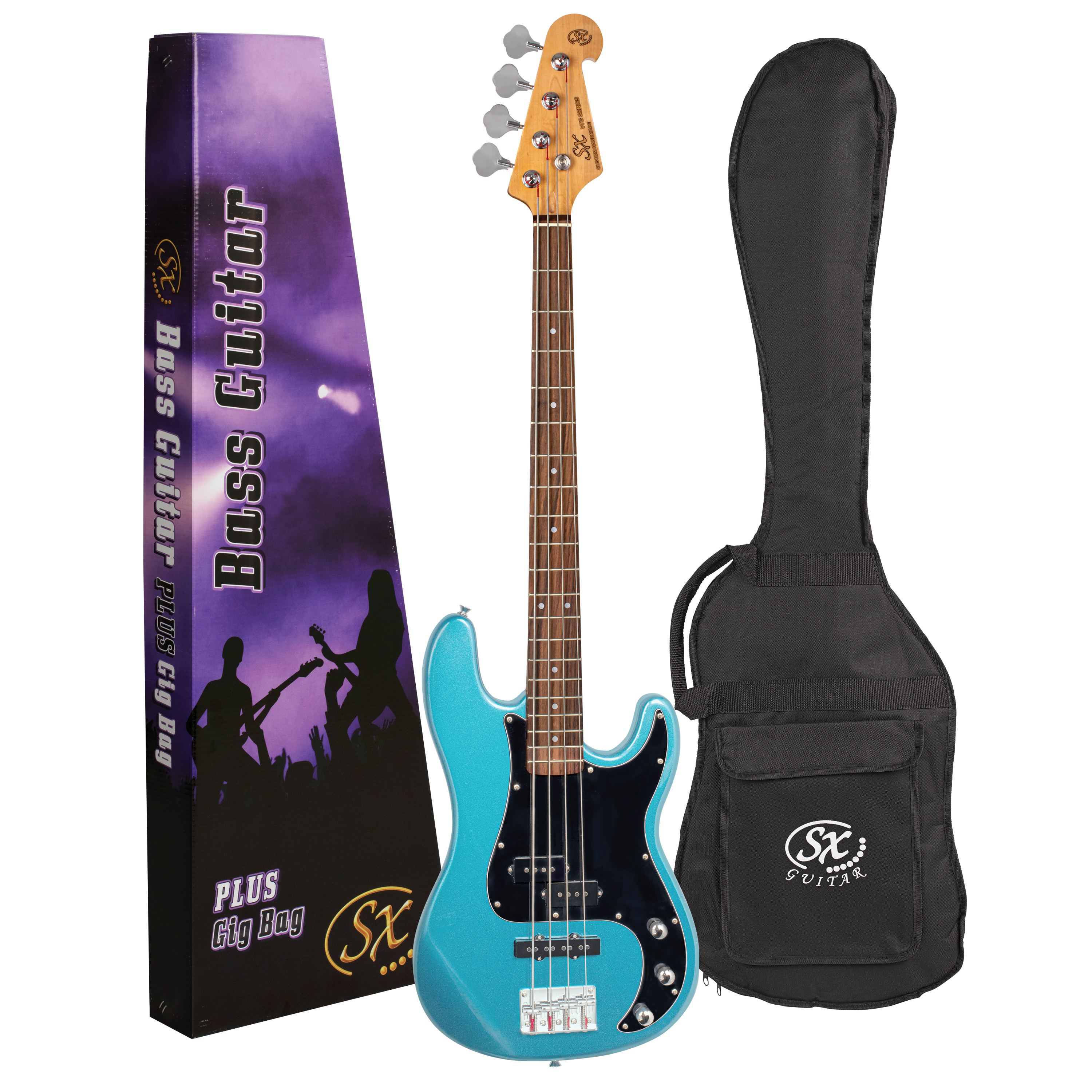 SX | VEP62LPB | Vintage style bass guitar.