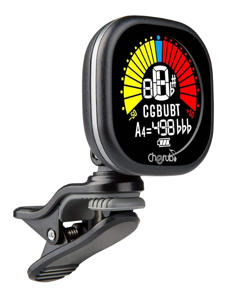 CHERUB | WST675B | Rechargeable Clip-on Chromatic Tuner.