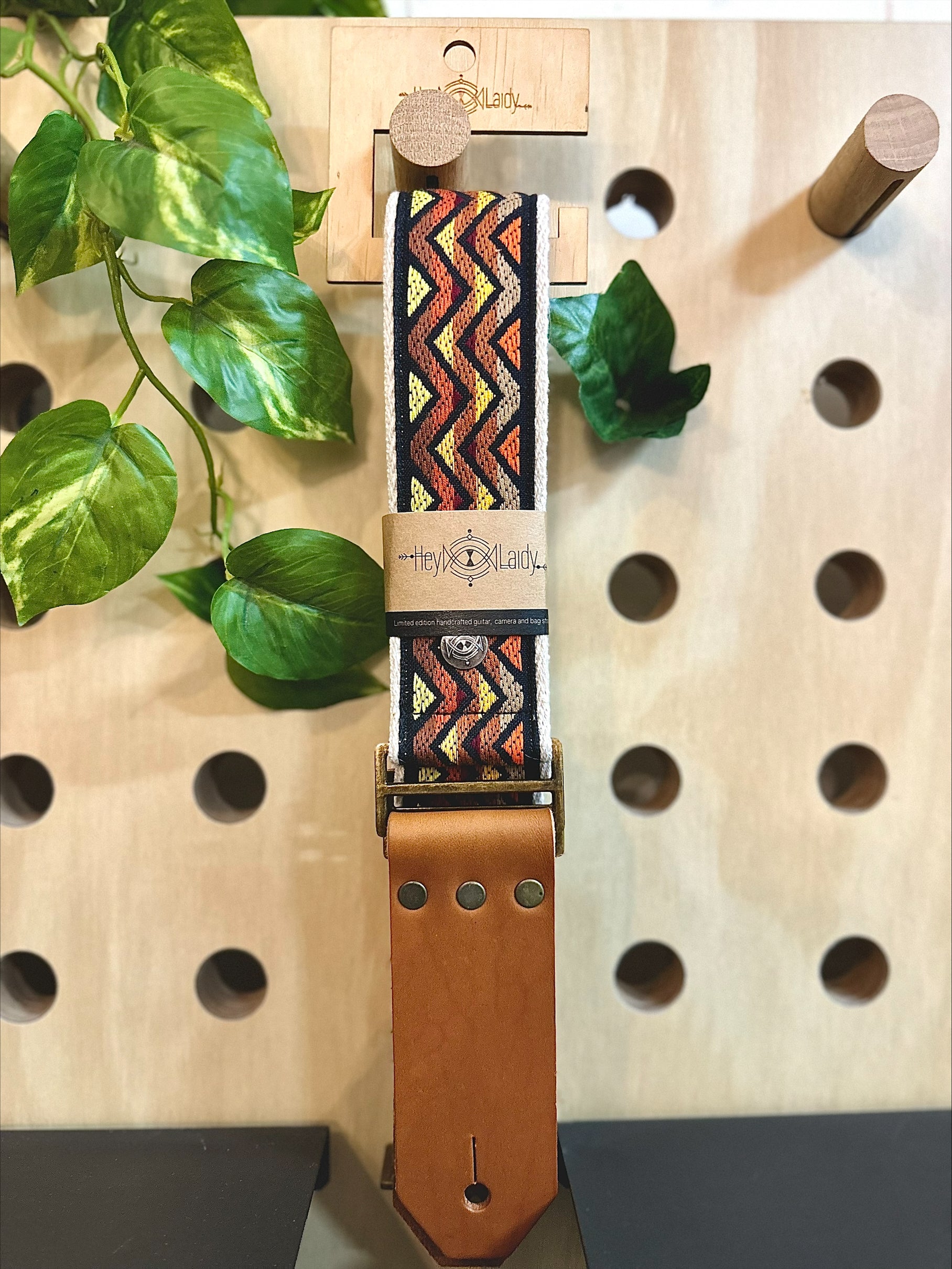 Hey Laidy | Turn Up Your Radio | Premium Guitar Strap | Australian Made