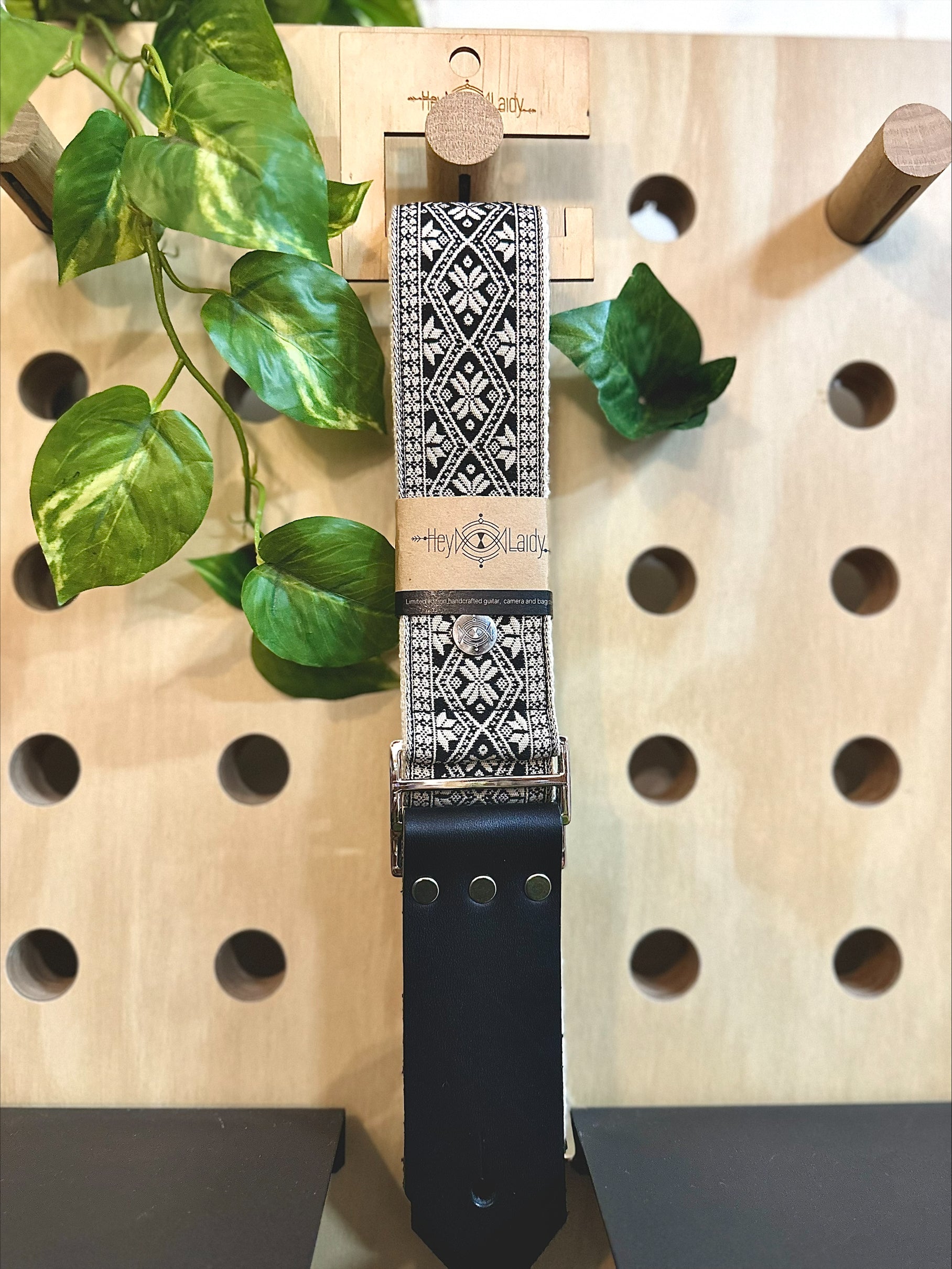 Hey Laidy | Diamond Back | Premium Guitar Strap | Australian Made