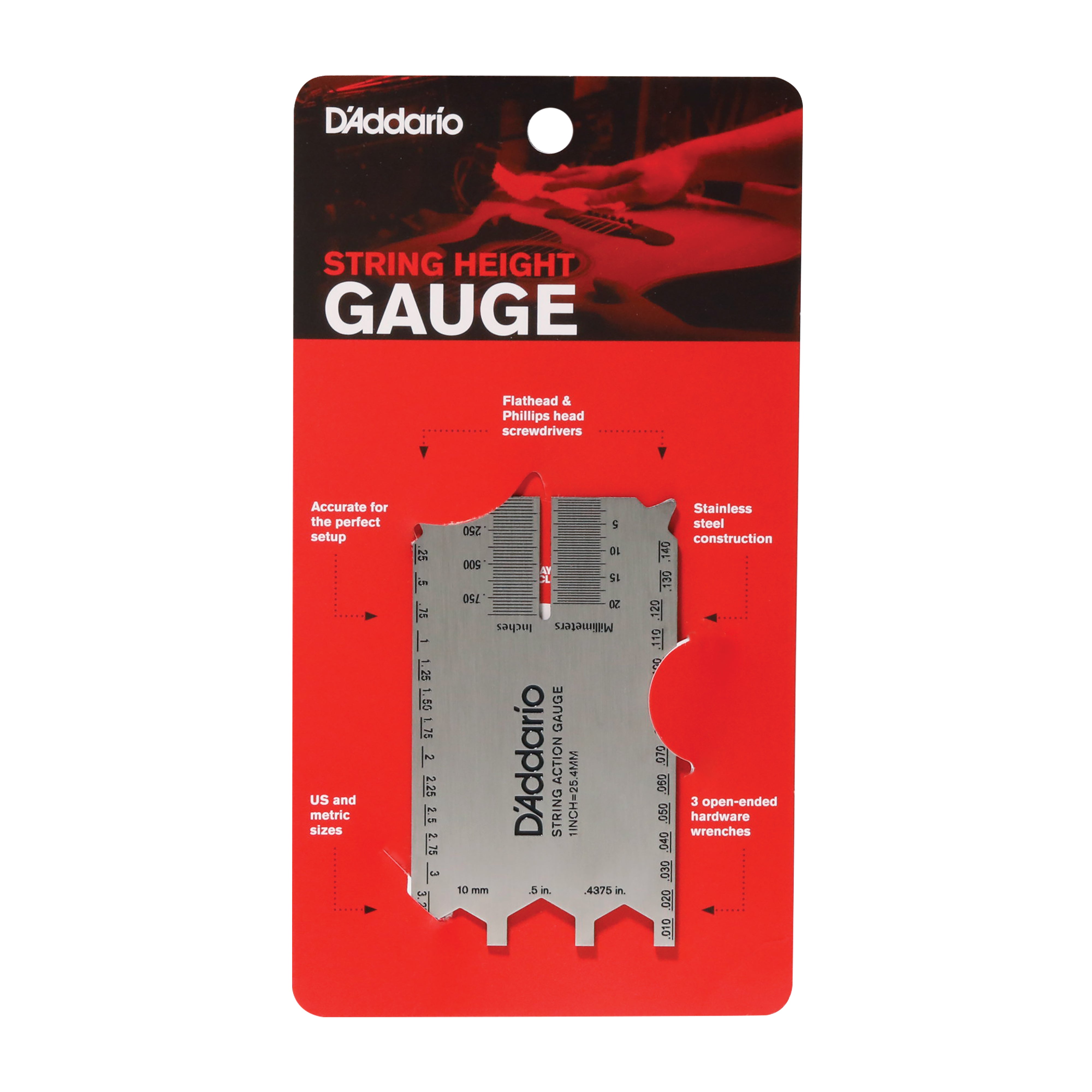 D'Addario | PW-SHG-01 | String Height Gauge