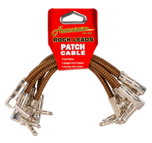  Australasian | AMS615BV | 6 Inch OFC Patch Cables - Pack Of 6 | Vintage Tweed
