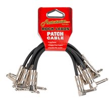  Australasian | AMS615 | 6 Inch OFC Patch Cables - Pack Of 6 | Black
