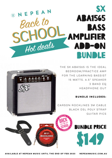  SX Bass Guitar Add-On Bundle | Just add A Bass!