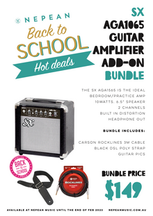  SX Electric Guitar Add-On Bundle | Just add Guitar!