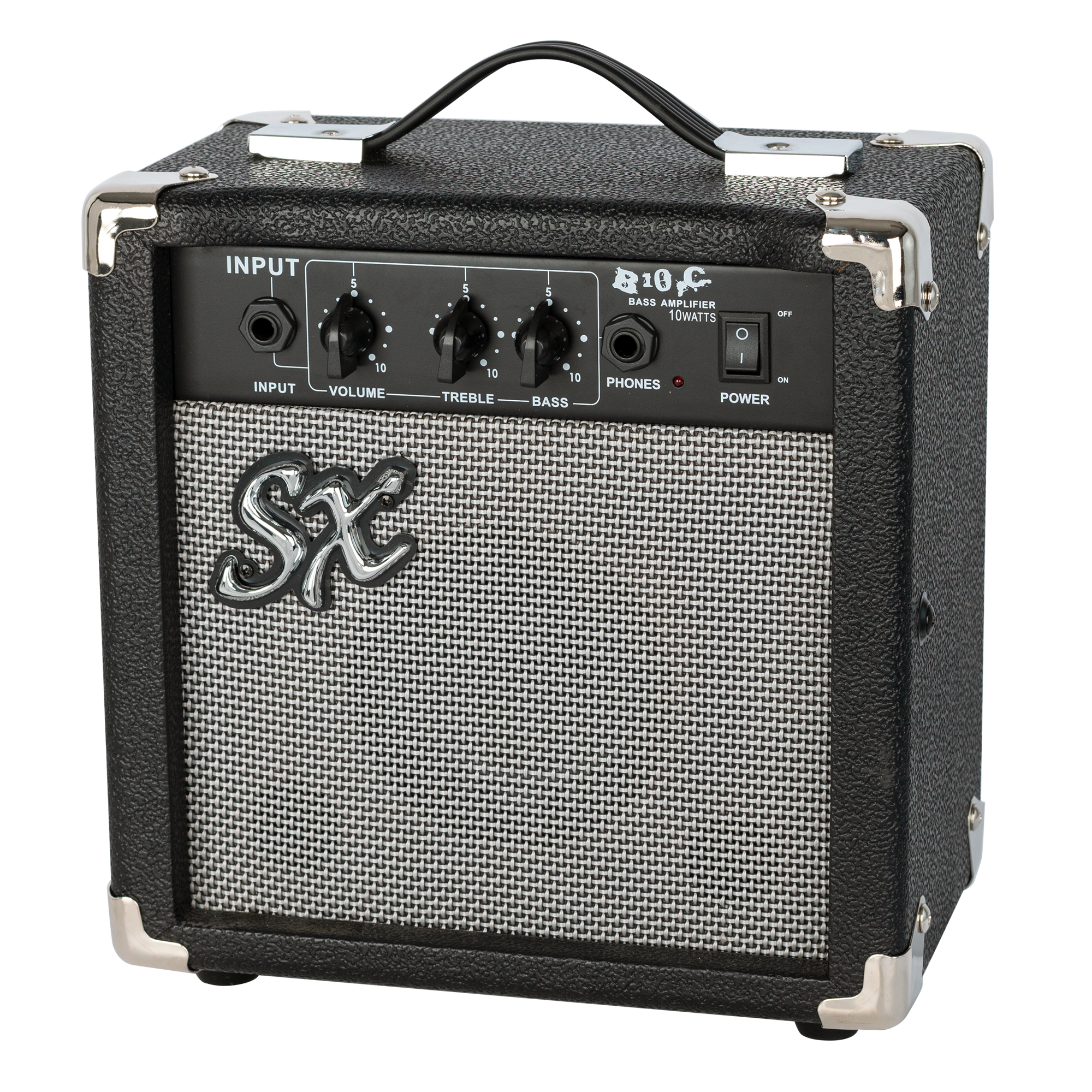 SX | SB2SK34TS | 3/4 size Bass Guitar & Amp Package | Tobacco Sunburst