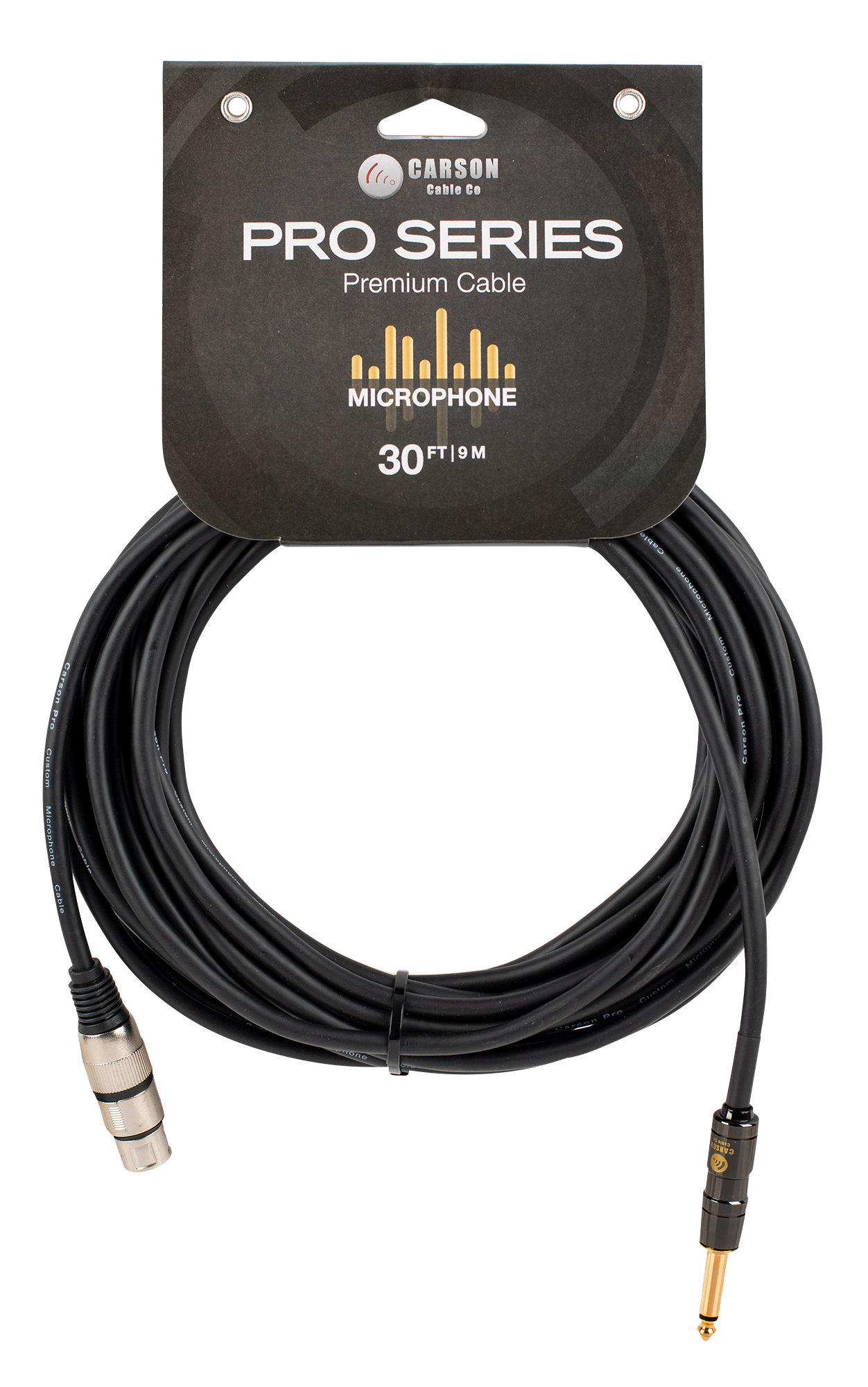 Carson | CAM30H | 30 ft Microphone Cable | Black
