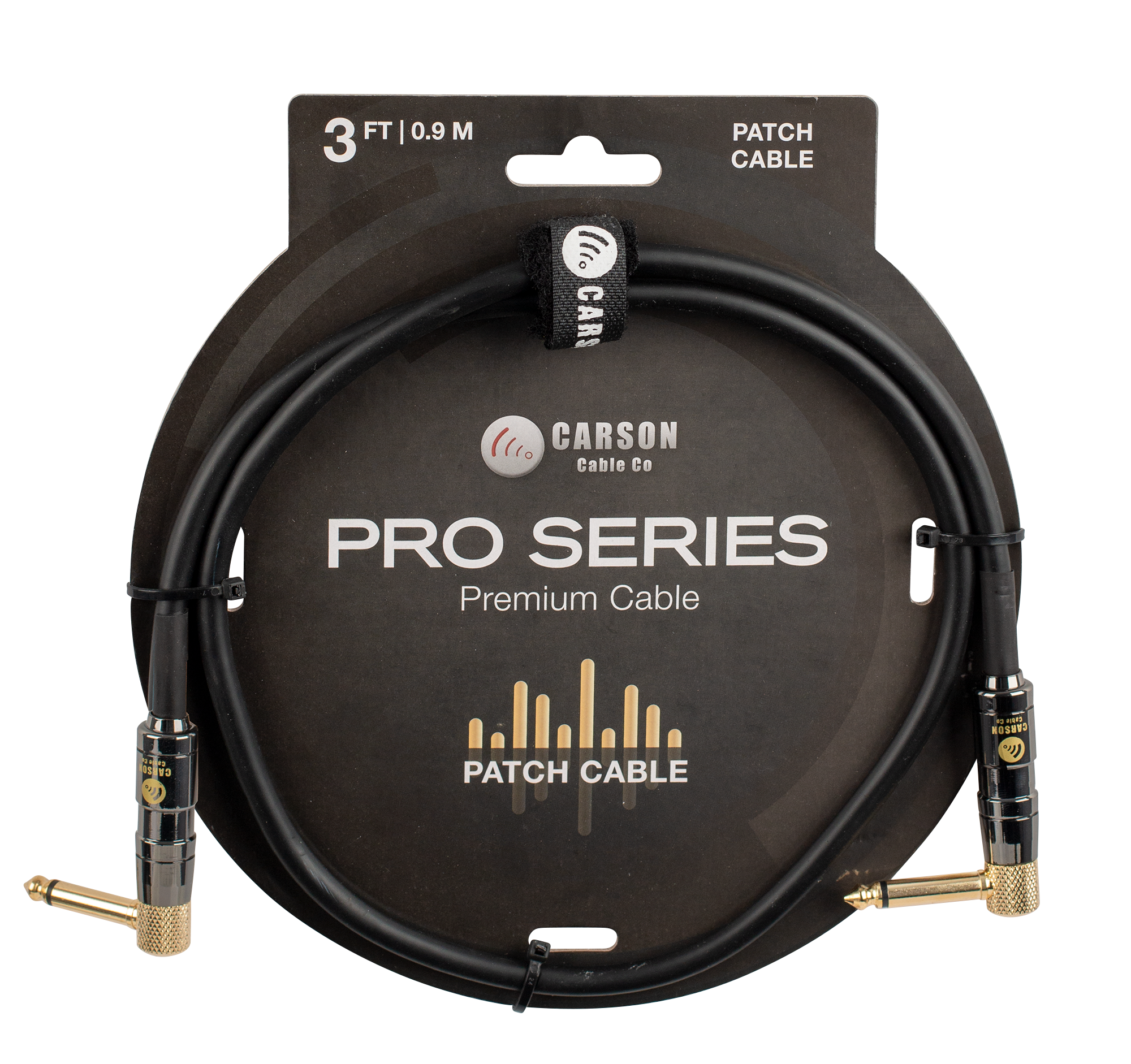 Carson | CAP3LL | 3 ft Patch Cable | Black