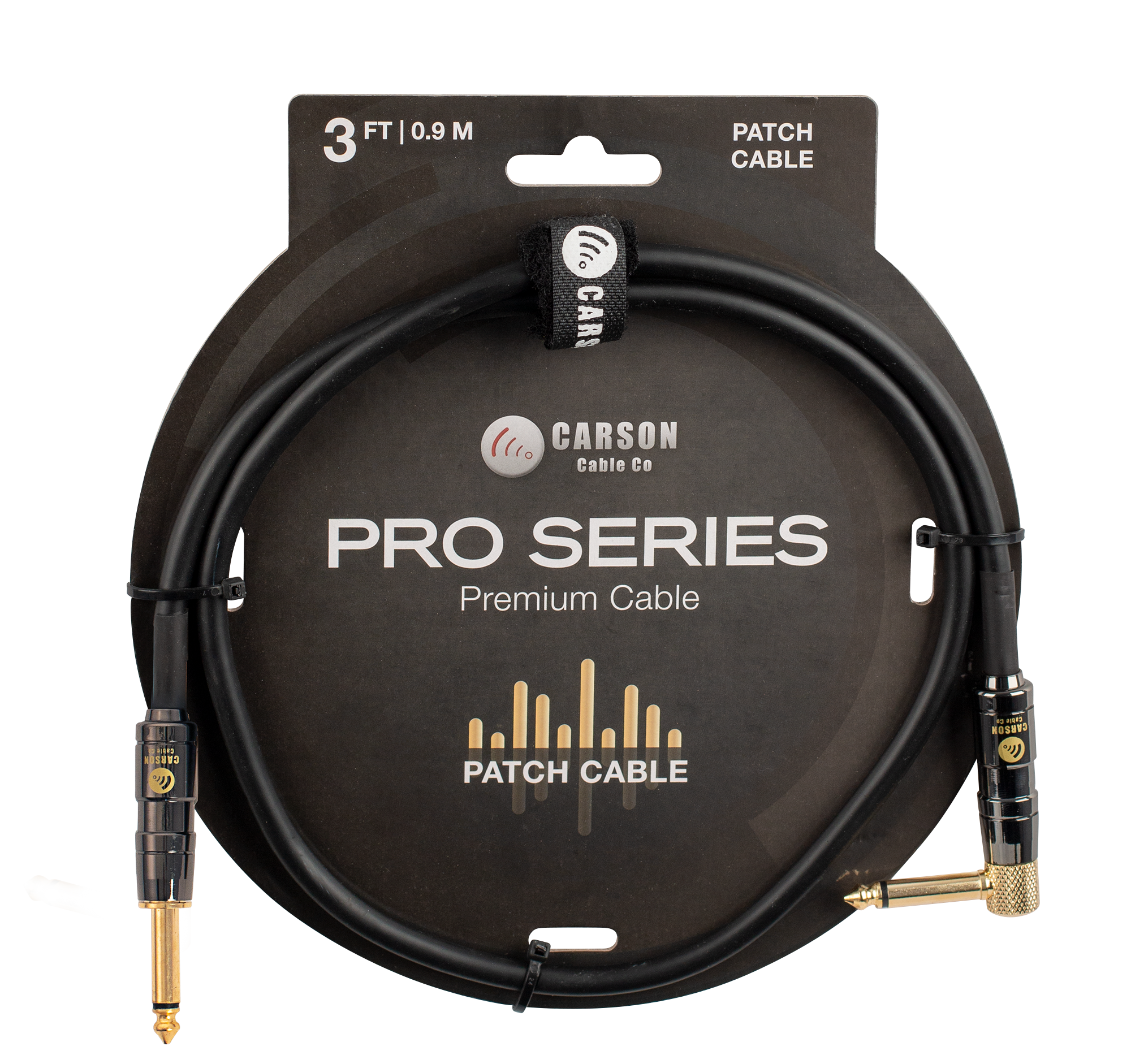 Carson | CAP3SL | 3 ft Patch Cable | Black