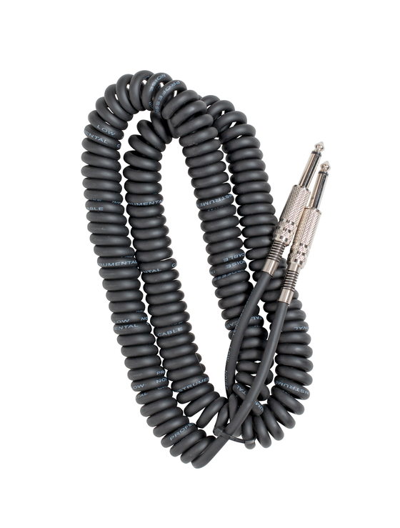 Australasian | CC20BK | 20 ft Curly Instrument Cable | Black