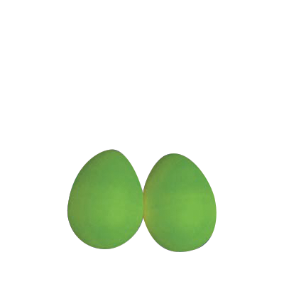 Mano Percussion | EM101 | Egg Maracas | Green